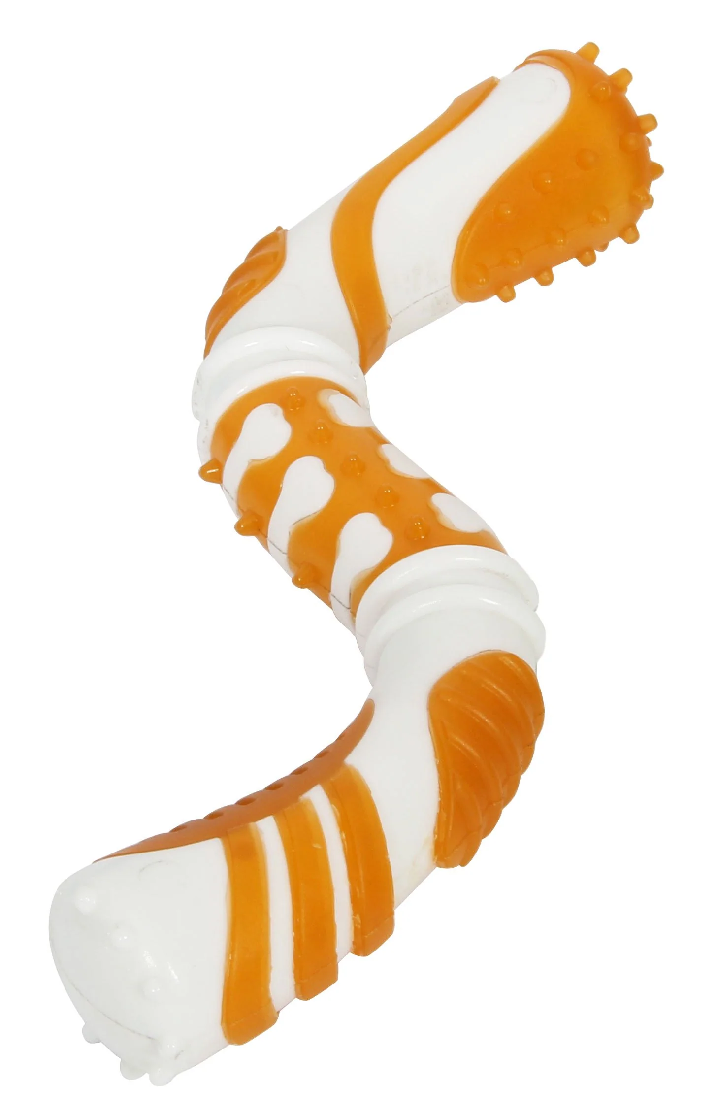 Pet Life ® 'Denta-Twist' TPR Durable Dental Chew Toy - Image 2