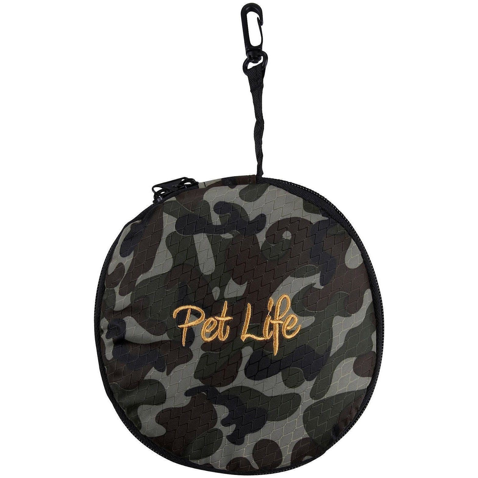 Pet Life ® 'Dual Folding' Food and Water Collapsible Pet Travel Cat and Dog Bowl - Image 2
