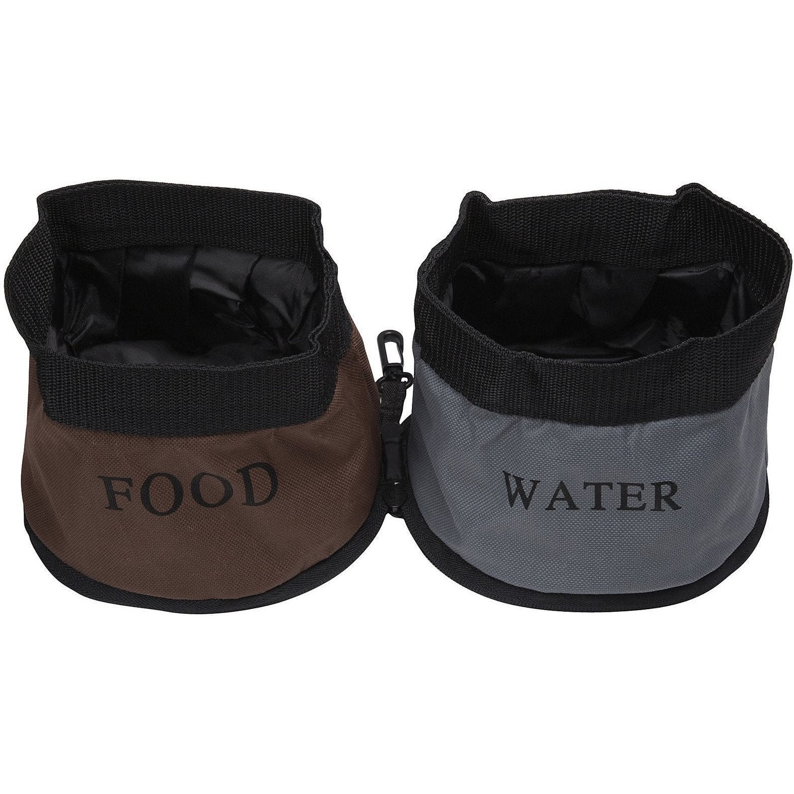 Pet Life ® 'Dual Folding' Food and Water Collapsible Pet Travel Cat and Dog Bowl - Image 4