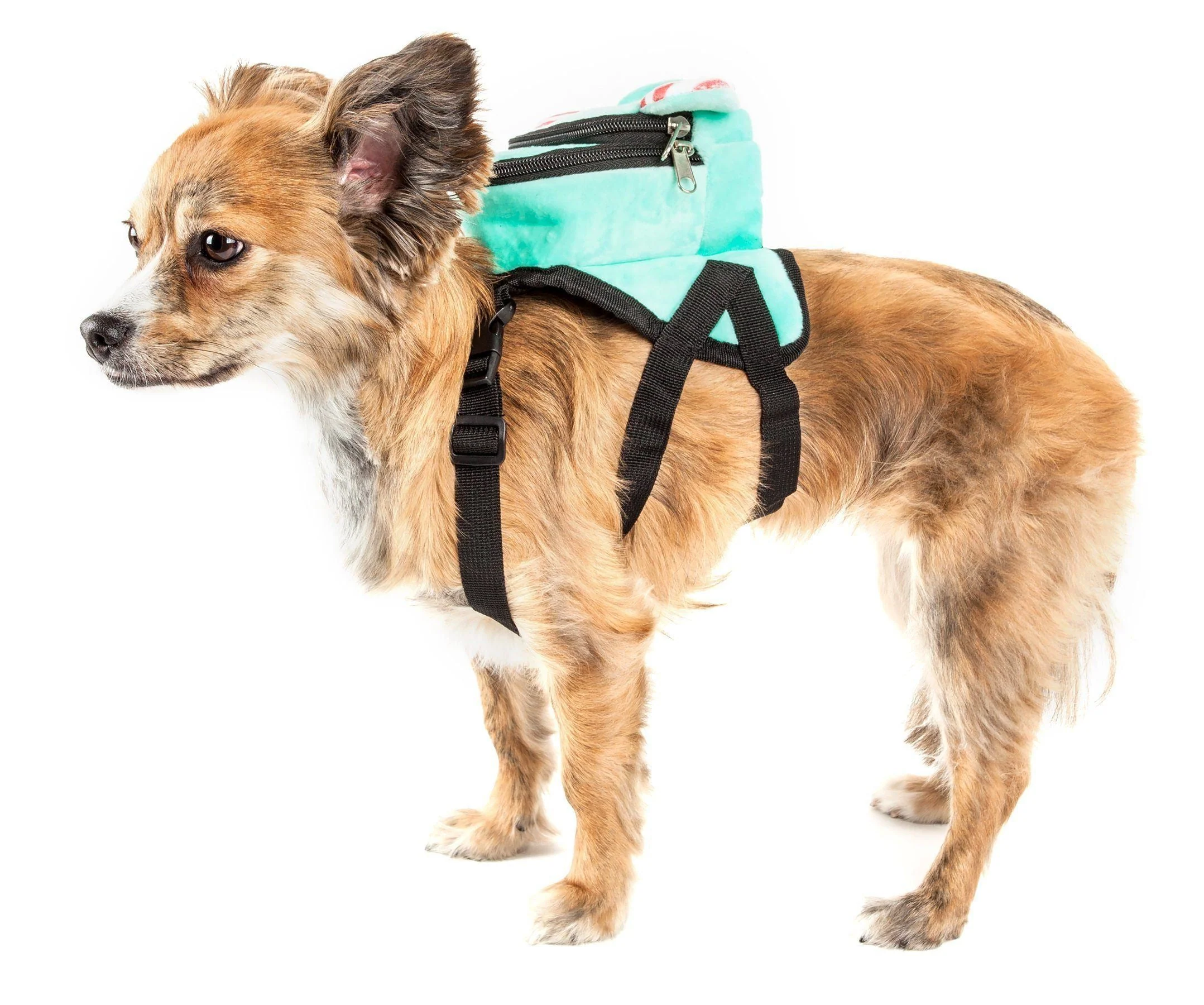 Pet Life ® 'Dumbone' Dual-Pocketed Animated Fashion Dog Harness Backpack - Image 2