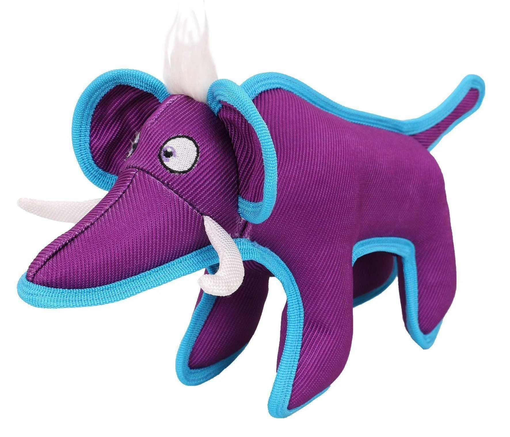 Pet Life ® 'Dura-Chew' Plush Animal Nylon Squeaker Dog Toy - Image 3