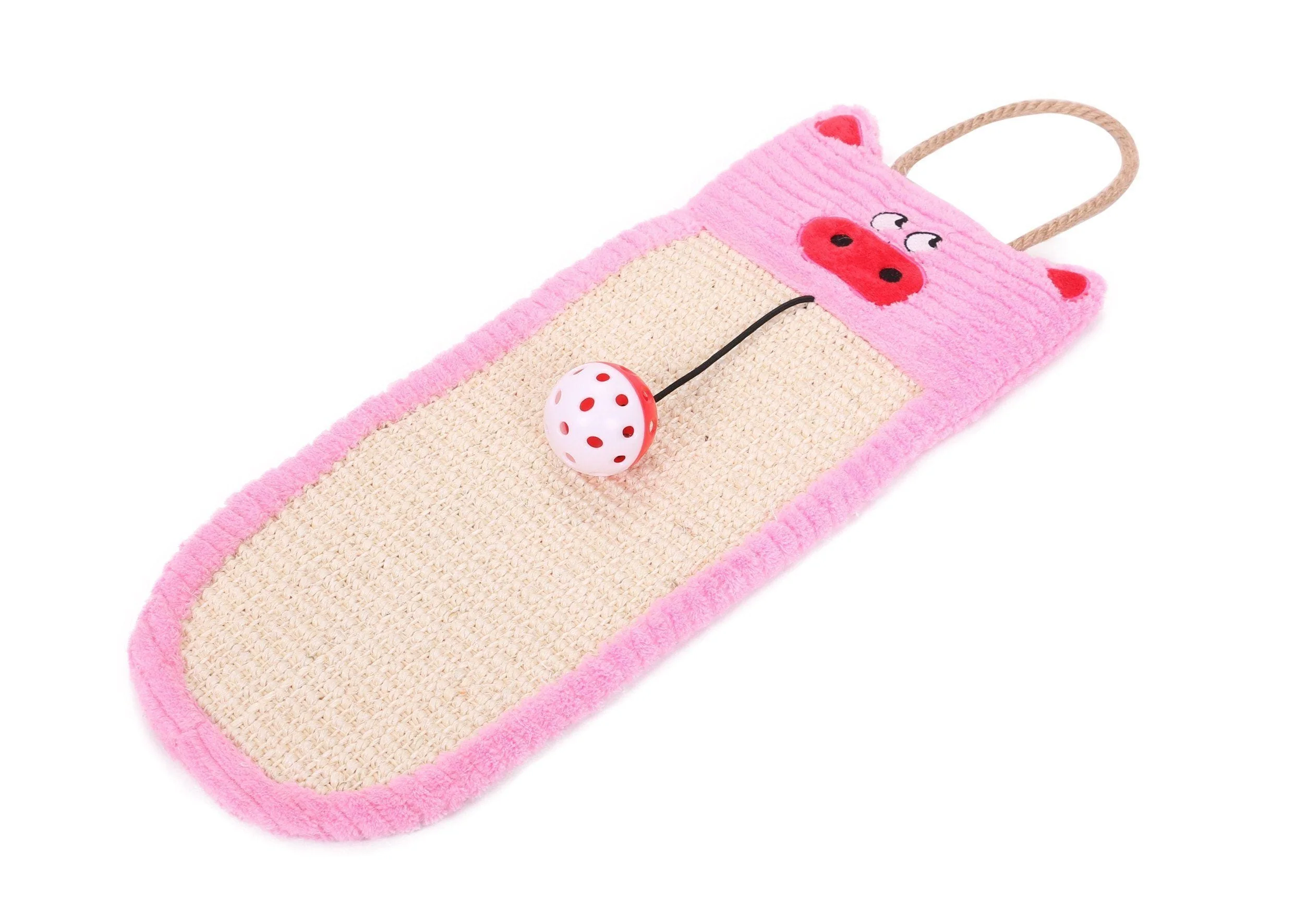 Pet Life ® Eco-Natural Sisal and Jute Hanging Carpet Cat Scratcher - Image 2