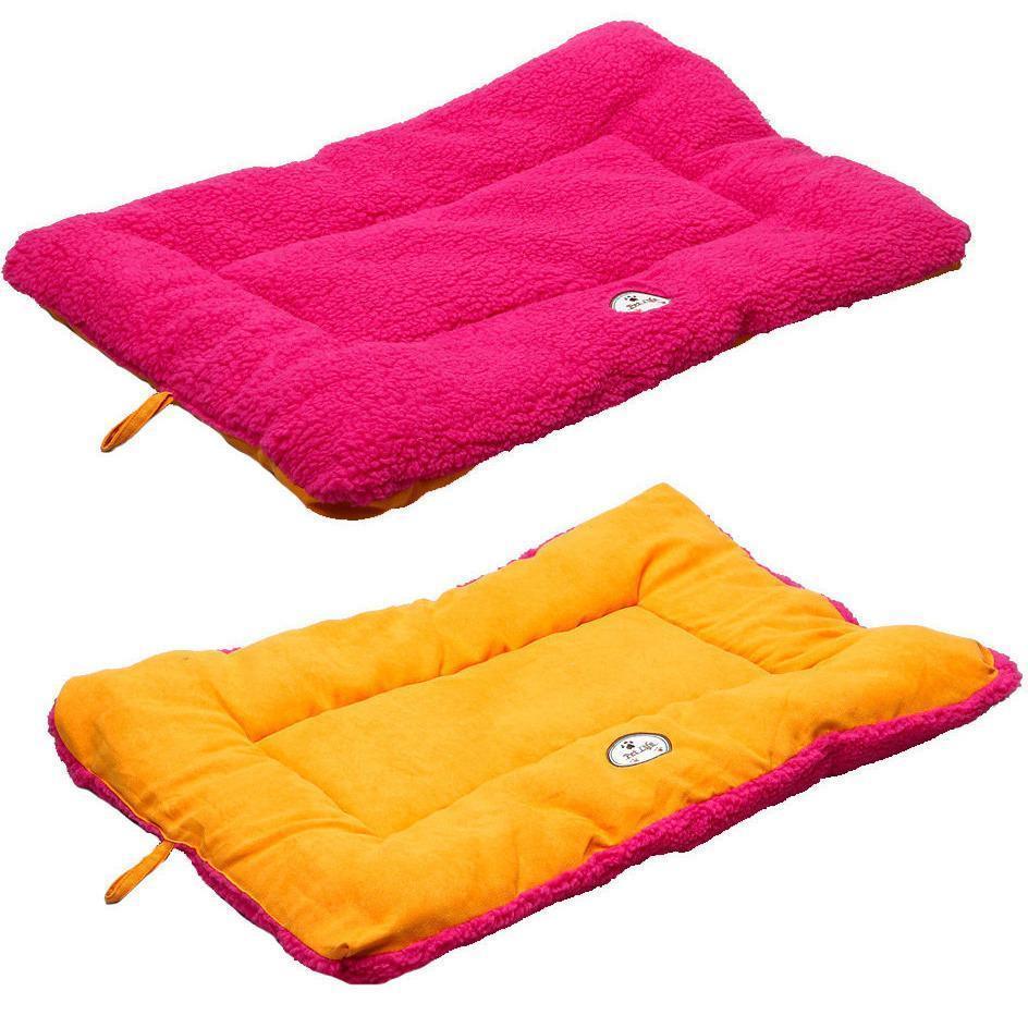 Pet Life ® 'Eco-Paw' Reversible Eco-Friendly Recyclabled Polyfill Fashion Designer Pet Dog Bed Mat Lounge - Image 4