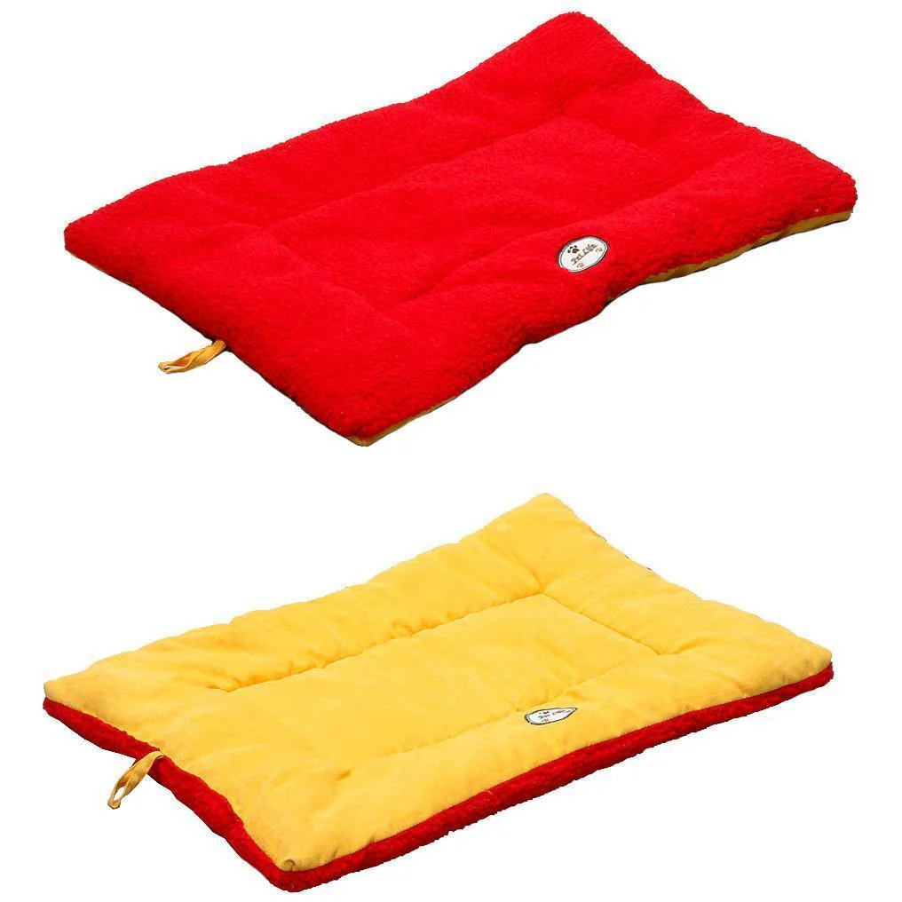Pet Life ® 'Eco-Paw' Reversible Eco-Friendly Recyclabled Polyfill Fashion Designer Pet Dog Bed Mat Lounge - Image 5