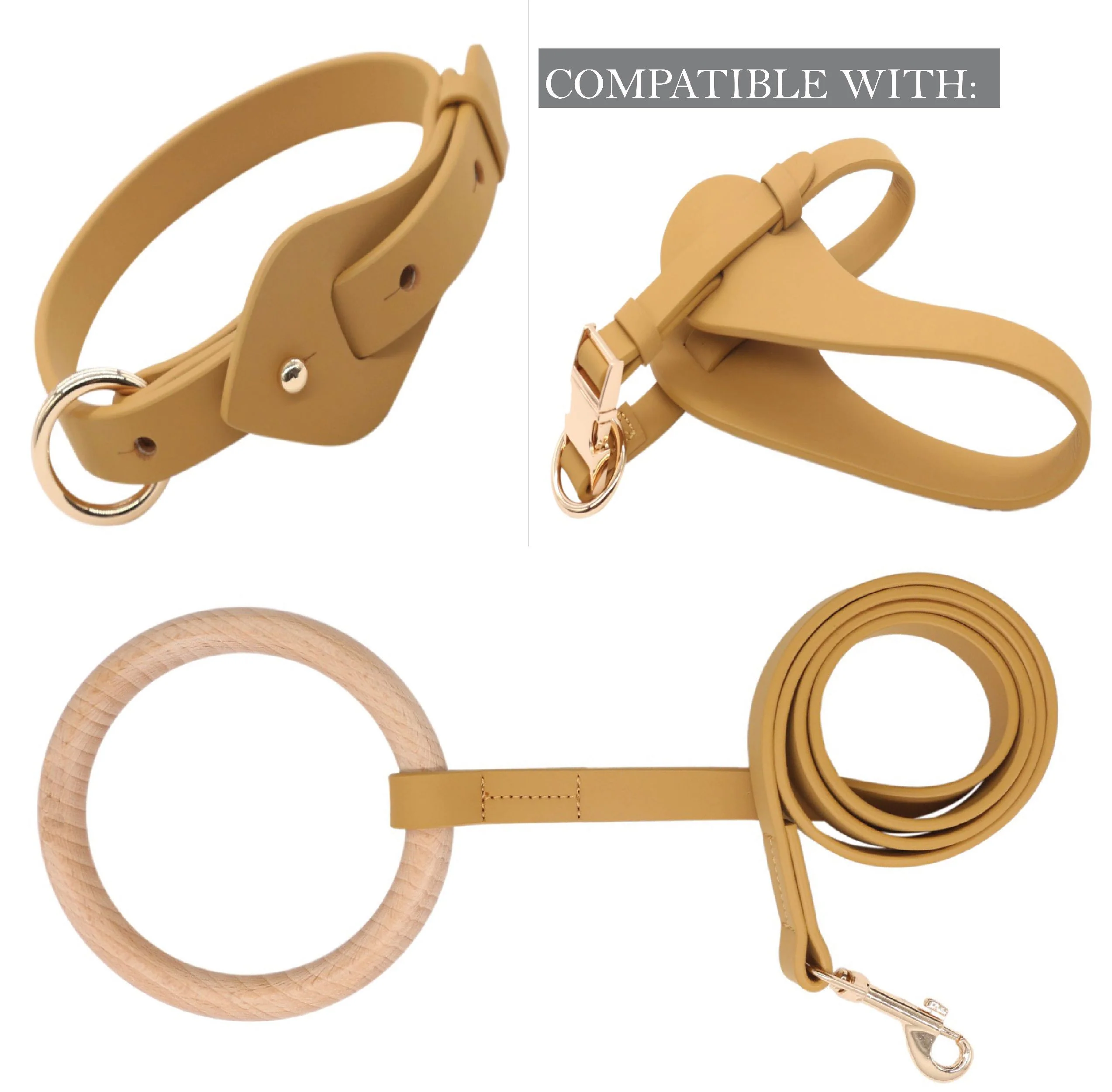 Pet Life ® 'Ever-Craft' Boutique Series Adjustable Designer Leather Dog Collar - Image 10