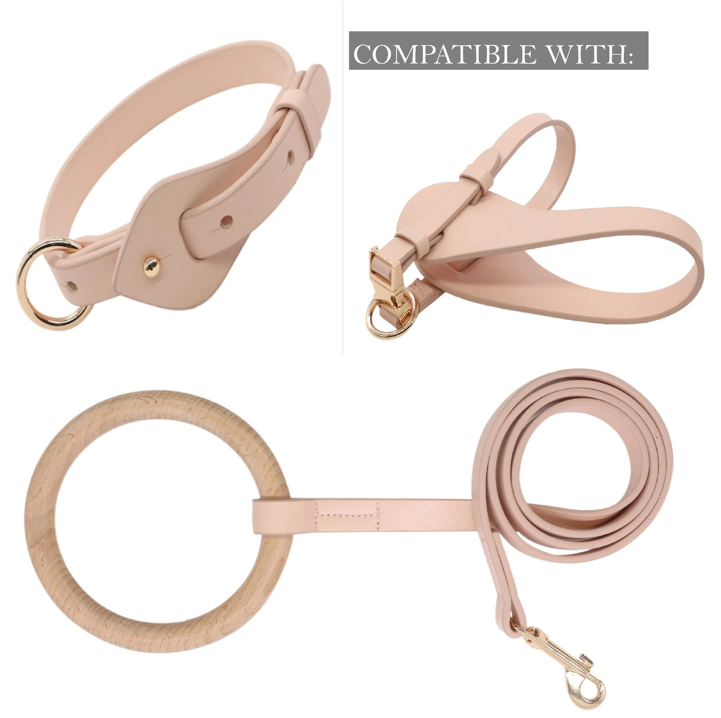 Pet Life ® 'Ever-Craft' Boutique Series Adjustable Designer Leather Dog Collar - Image 4