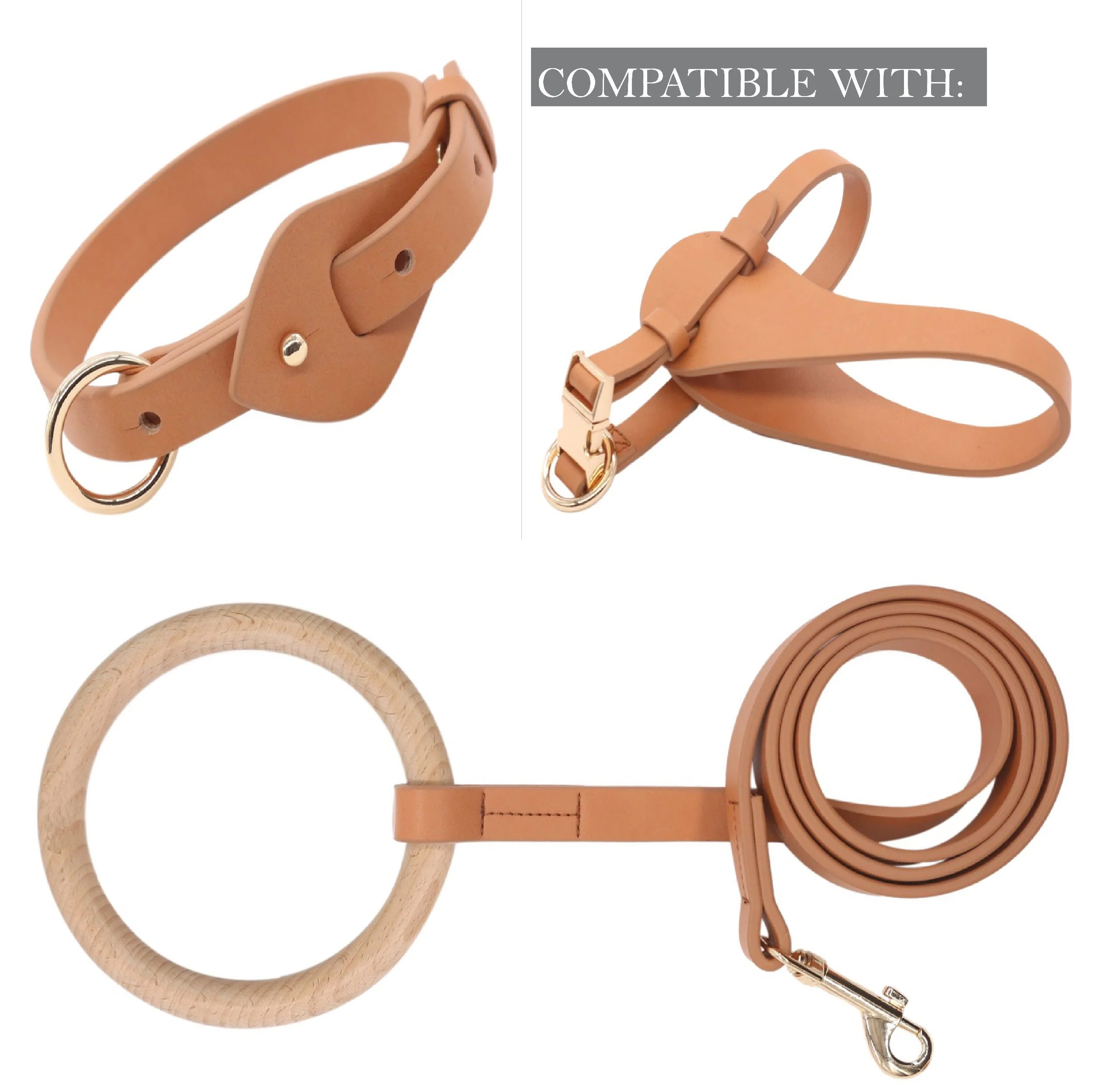 Pet Life ® 'Ever-Craft' Boutique Series Adjustable Designer Leather Dog Collar - Image 6