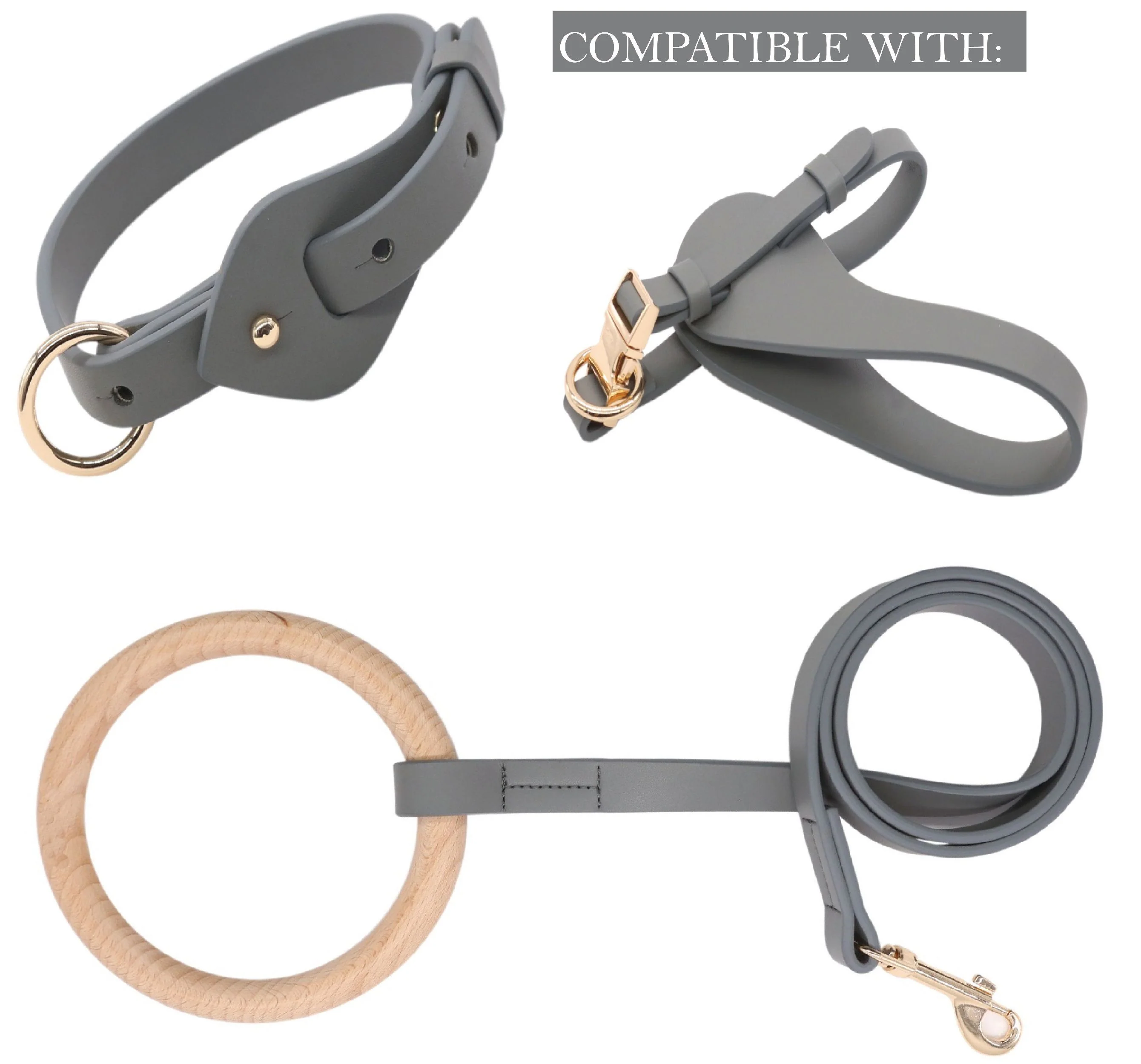 Pet Life ® 'Ever-Craft' Boutique Series Adjustable Designer Leather Dog Collar - Image 8
