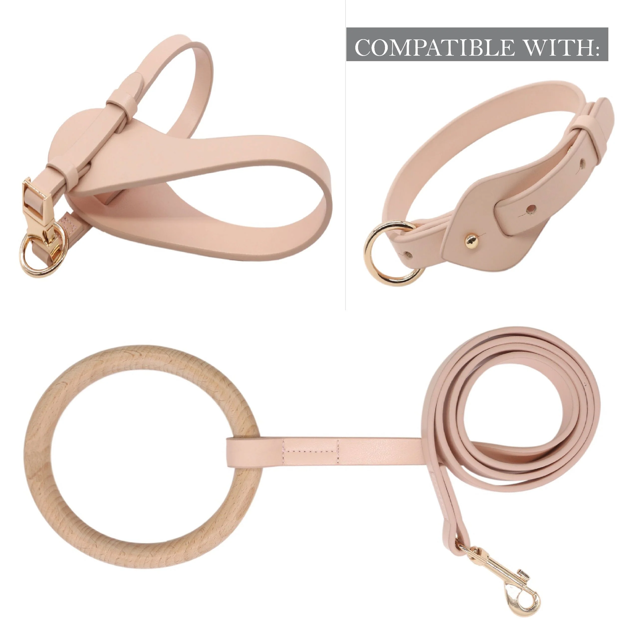 Pet Life ® 'Ever-Craft' Boutique Series Adjustable Designer Leather Dog Harness - Image 3
