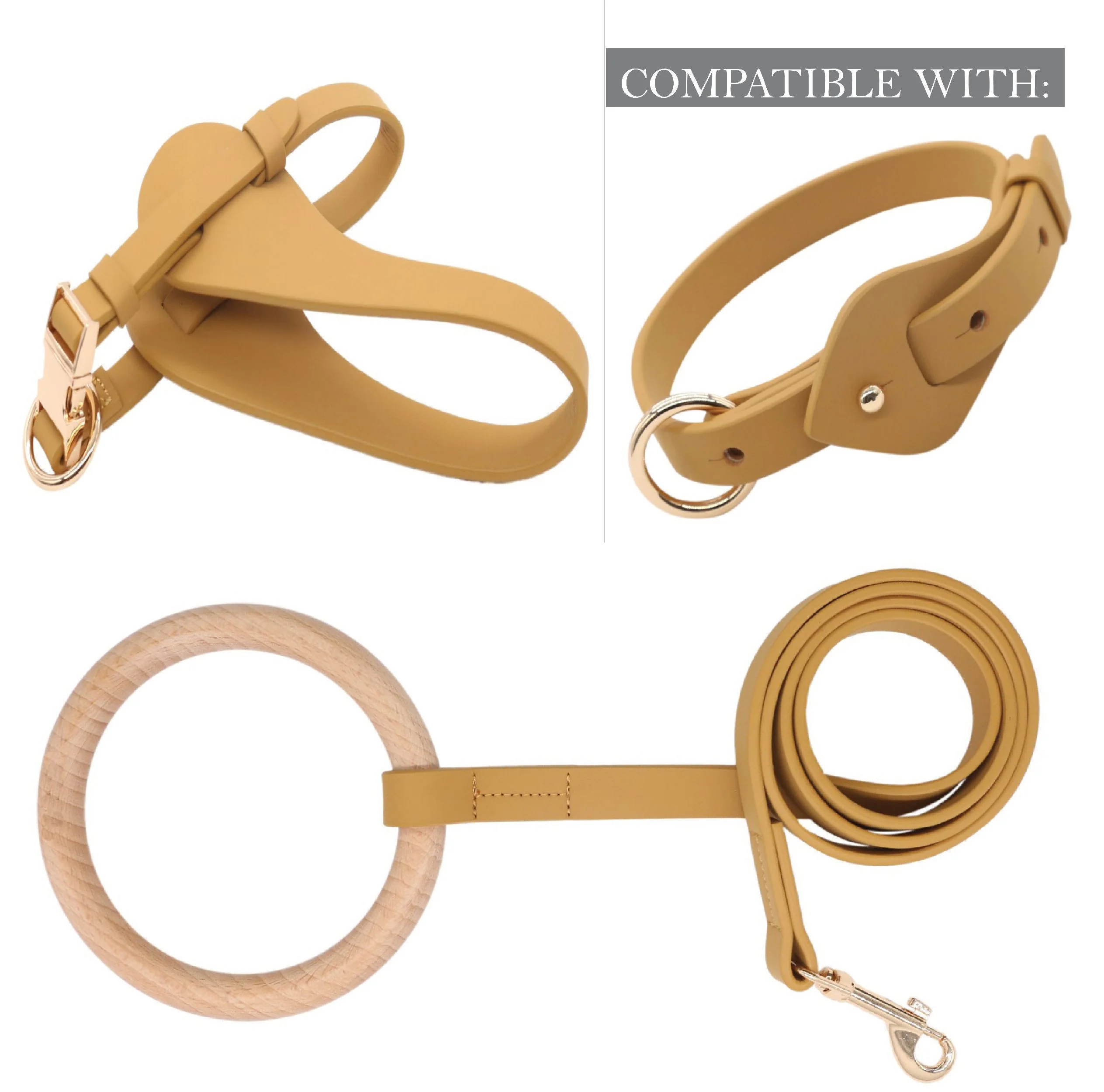 Pet Life ® 'Ever-Craft' Boutique Series Adjustable Designer Leather Dog Harness - Image 5
