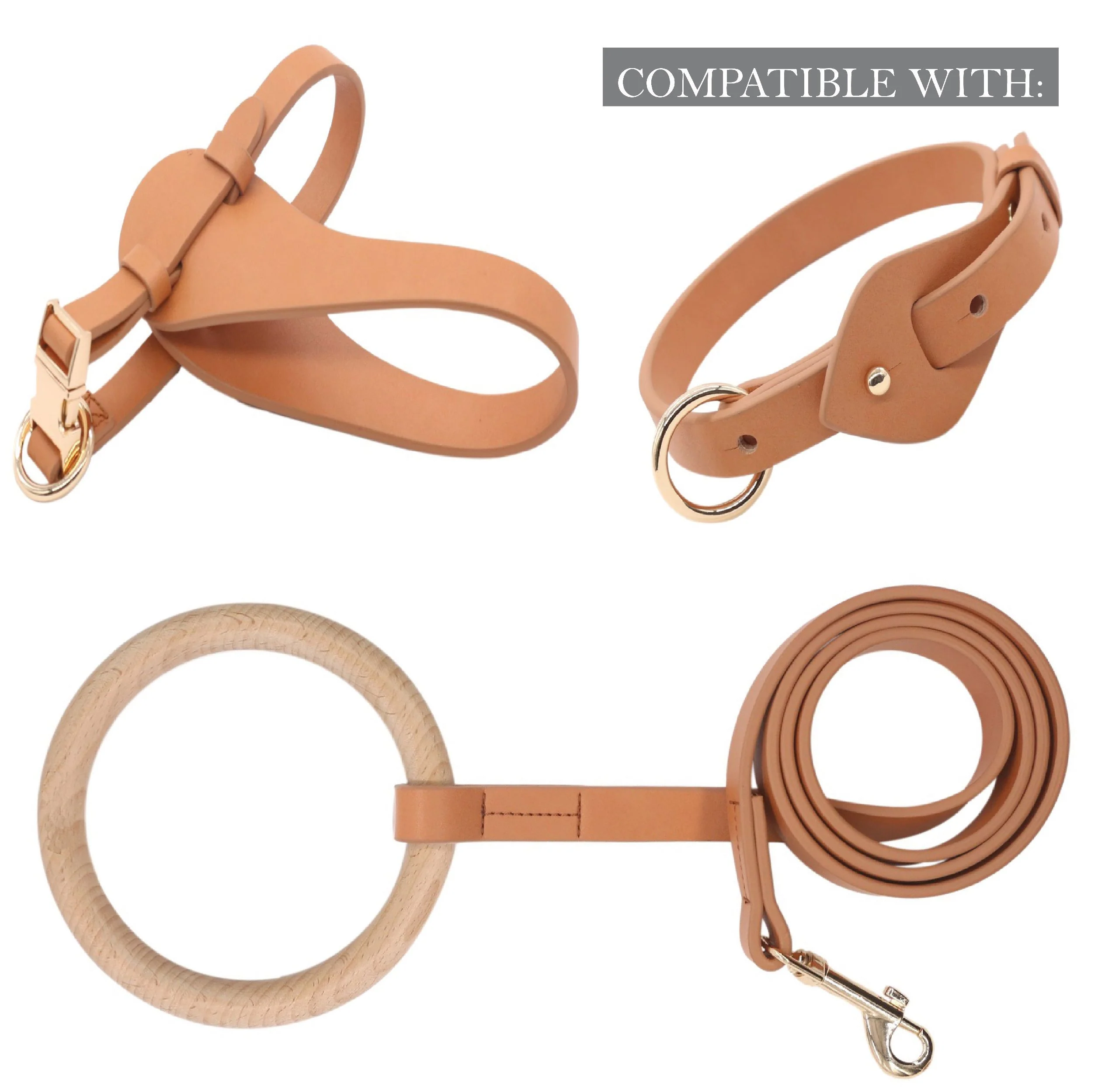 Pet Life ® 'Ever-Craft' Boutique Series Adjustable Designer Leather Dog Harness - Image 7