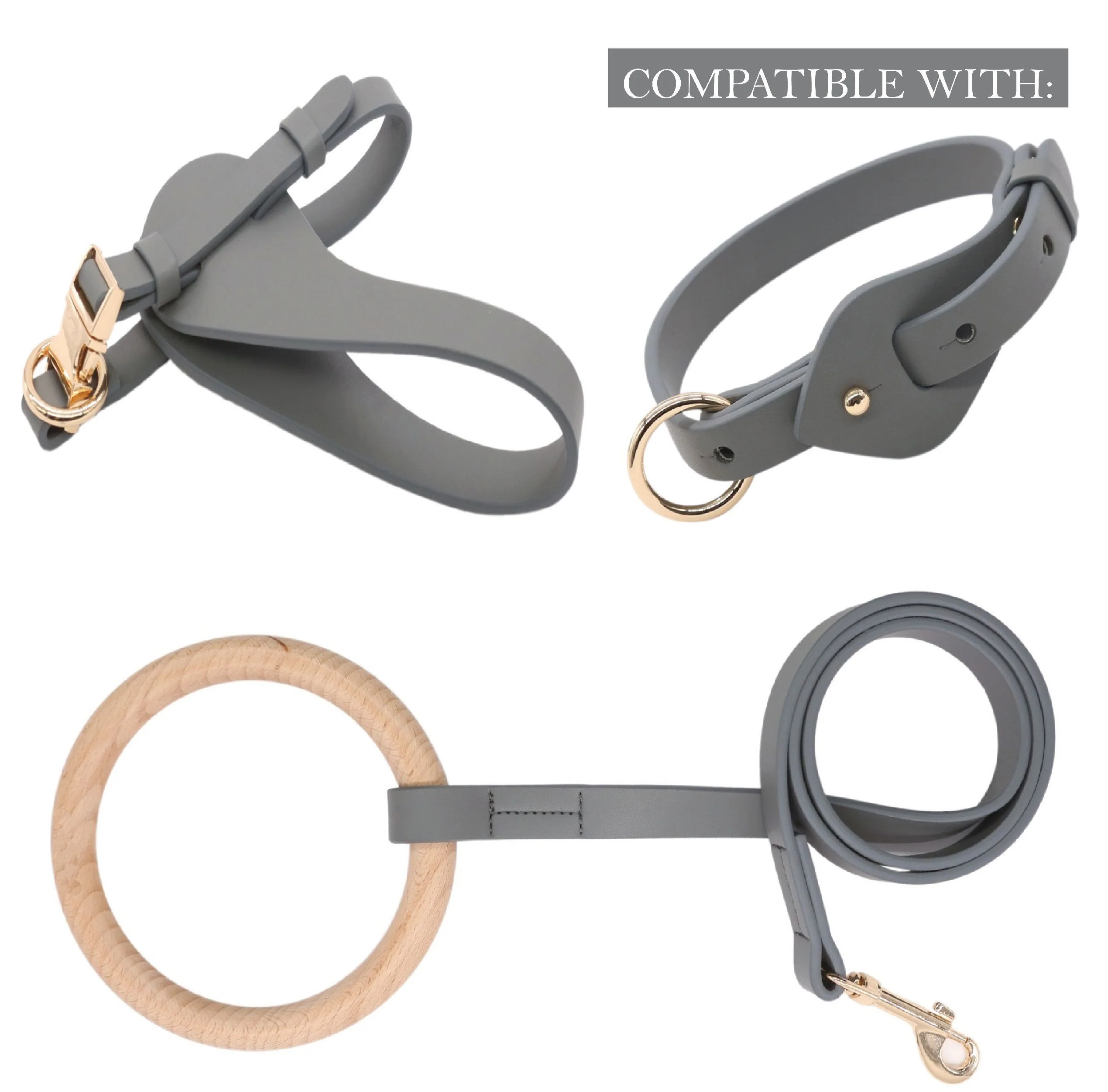 Pet Life ® 'Ever-Craft' Boutique Series Adjustable Designer Leather Dog Harness - Image 9