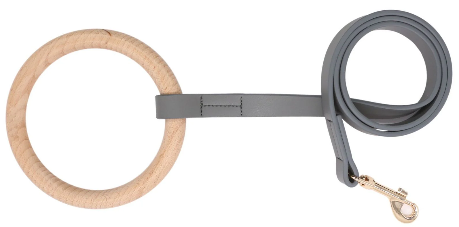 Pet Life ® 'Ever-Craft' Boutique Series Beechwood and Leather Designer Dog Leash - Image 9