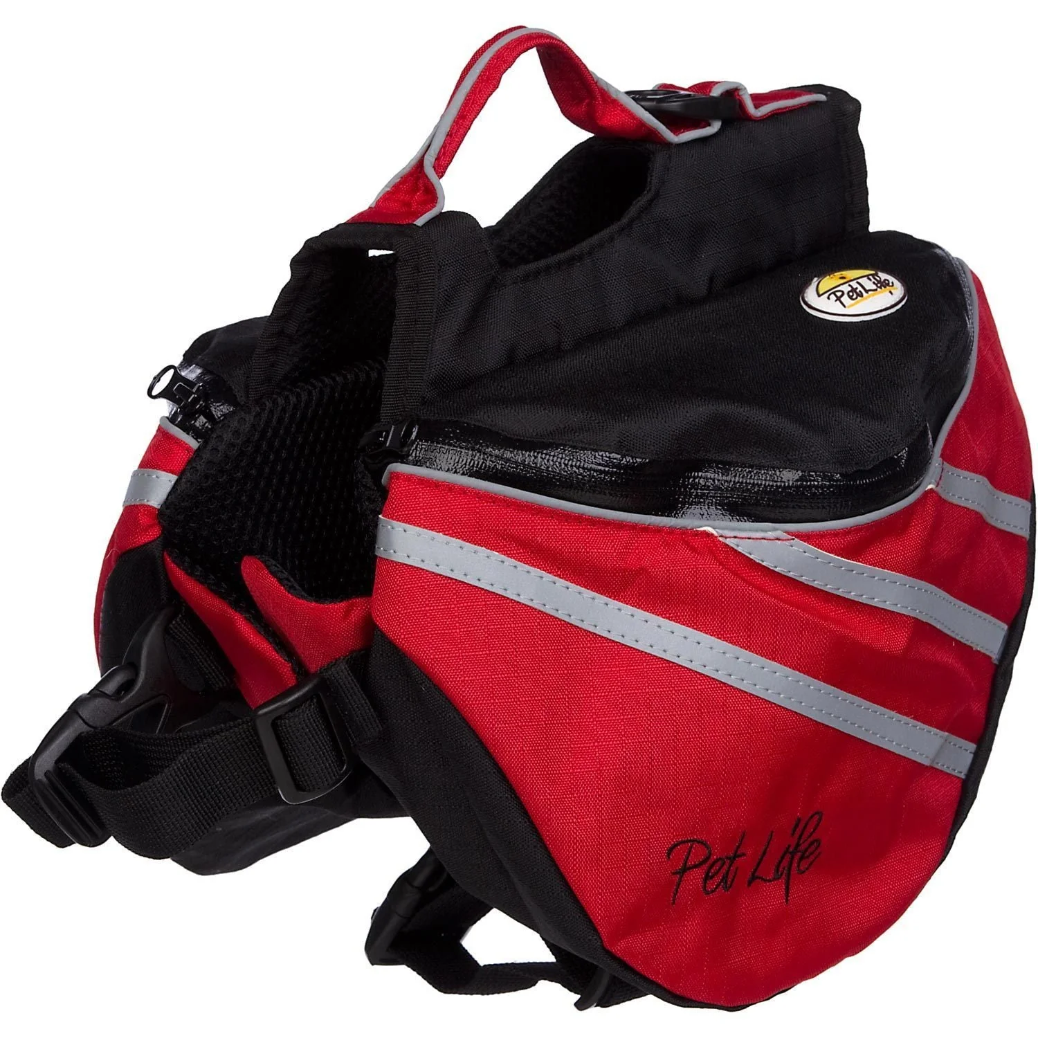 Pet Life ® 'Everest' DUPONT Waterproof Reflective Travel Fashion Designer Outdoor Camping Pet Dog Backpack Carrier - Image 6