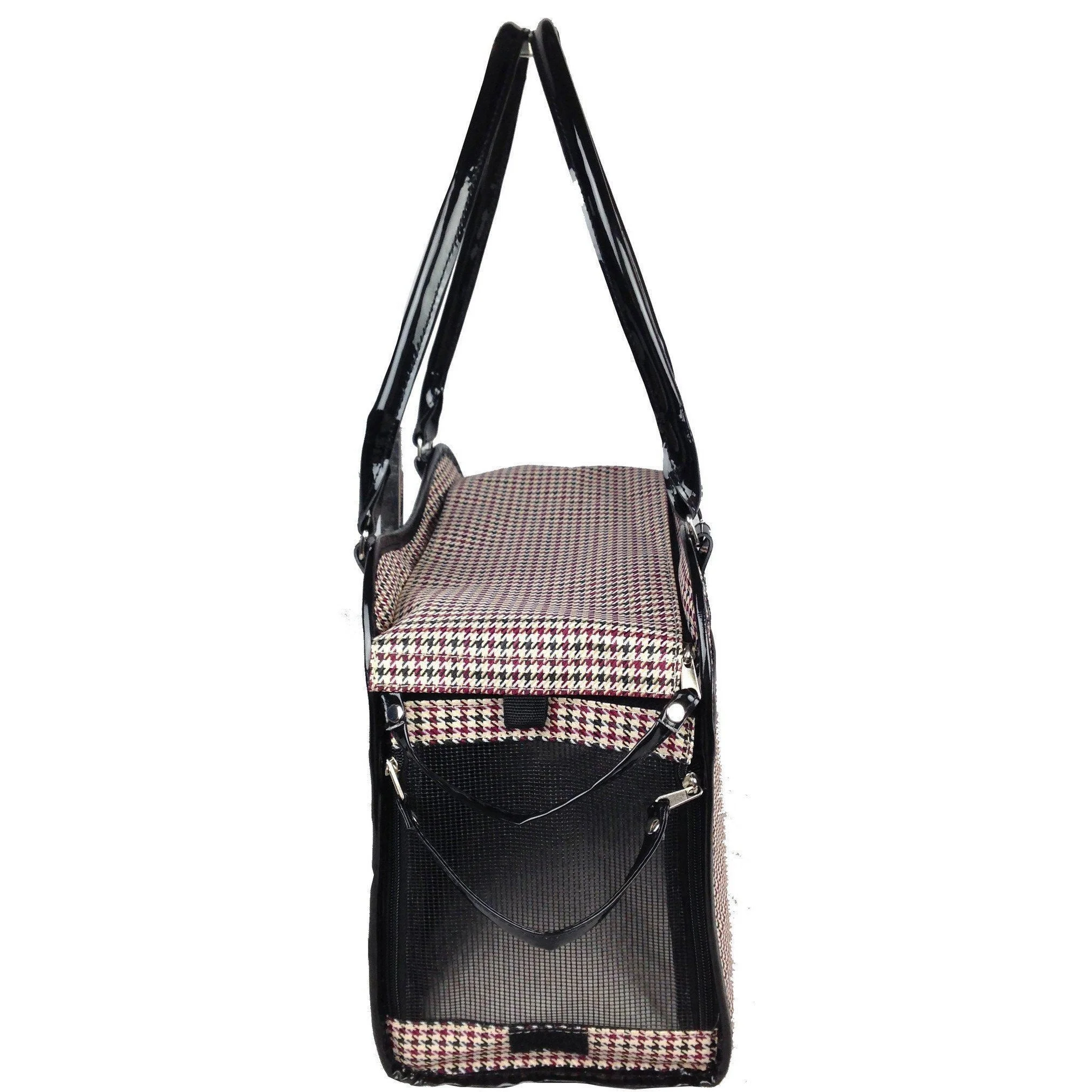 Pet Life ® Exquisite Airline Approved Designer Travel Pet Dog Handbag Carrier - Image 11