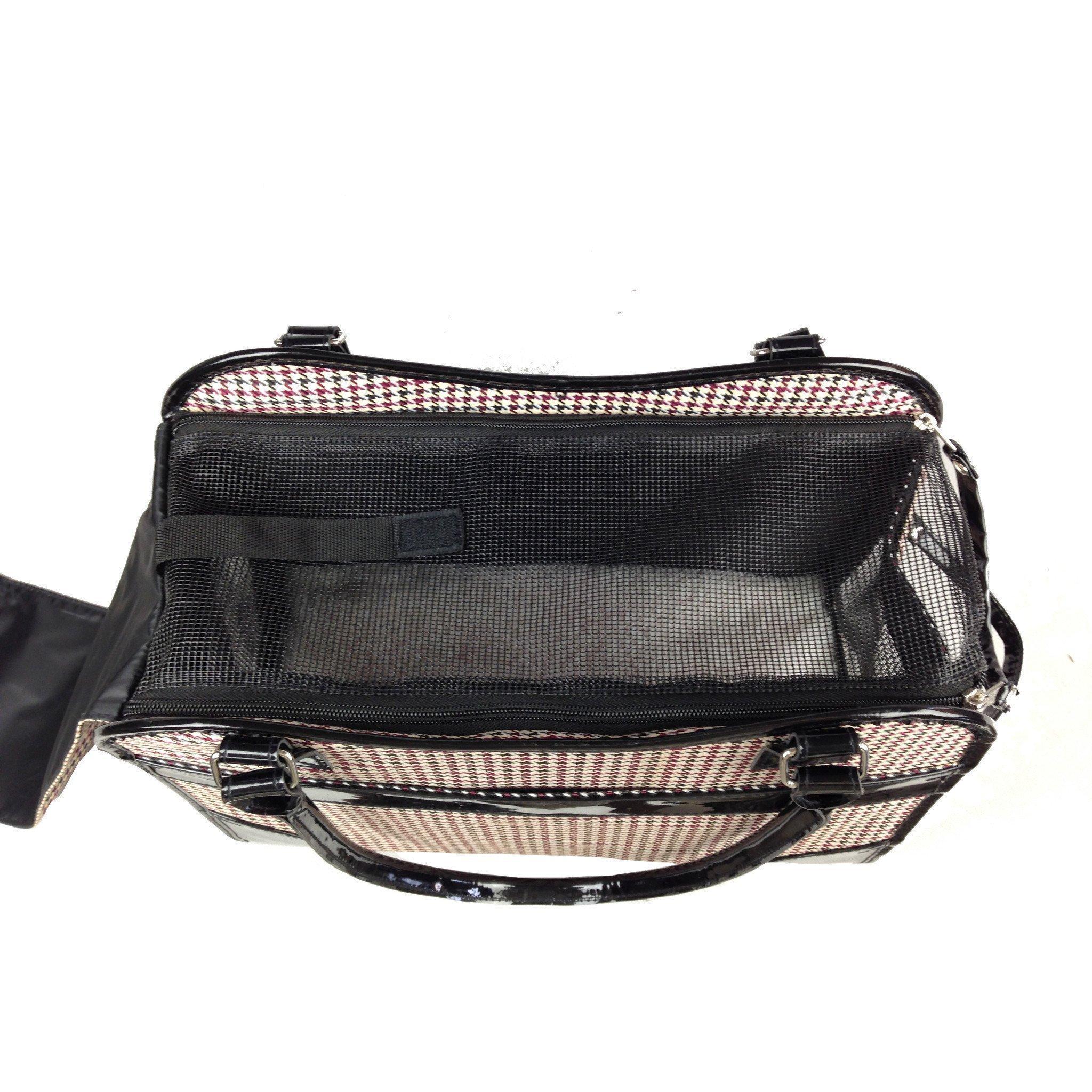Pet Life ® Exquisite Airline Approved Designer Travel Pet Dog Handbag Carrier - Image 13