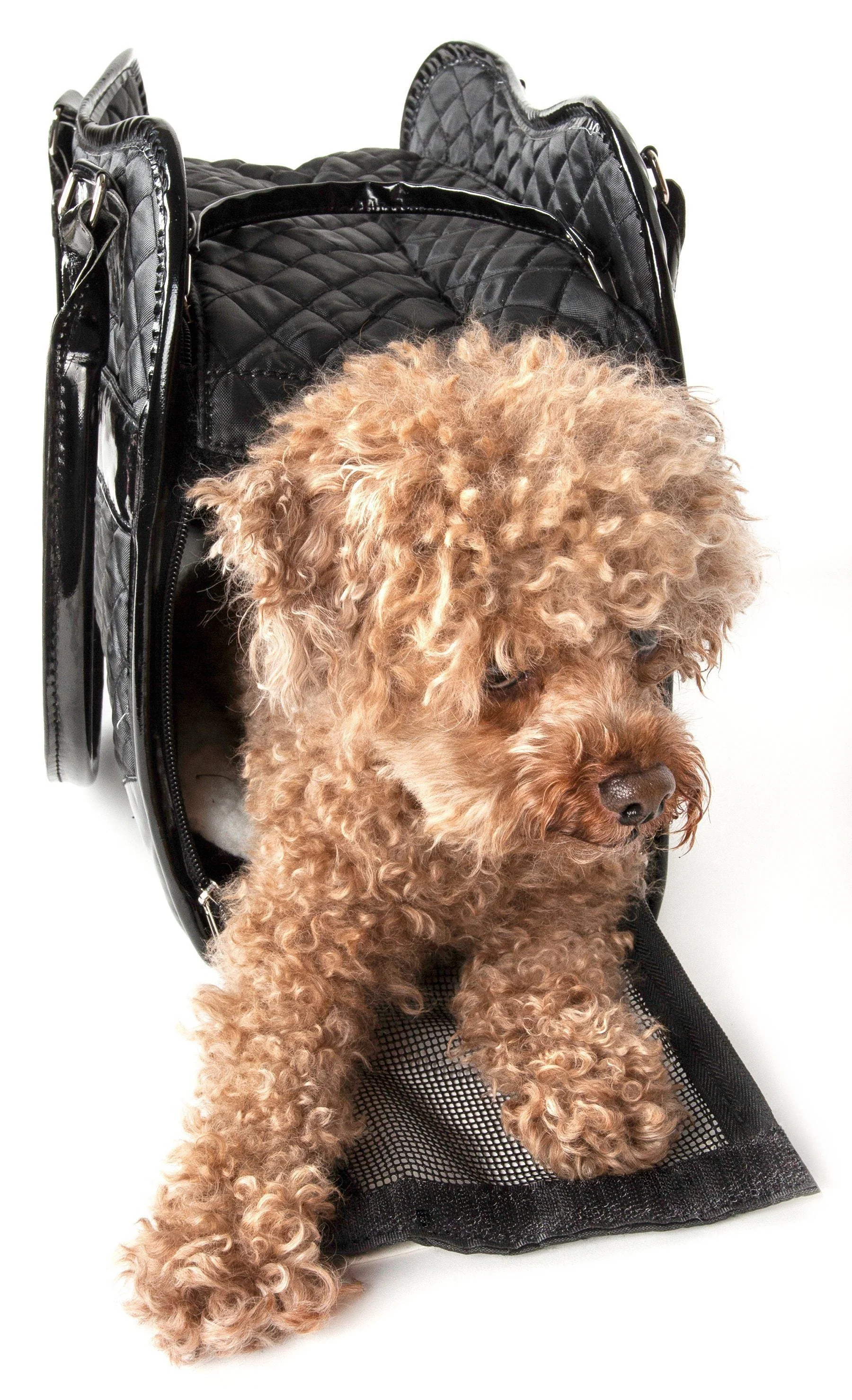 Pet Life ® Exquisite Airline Approved Designer Travel Pet Dog Handbag Carrier - Image 5