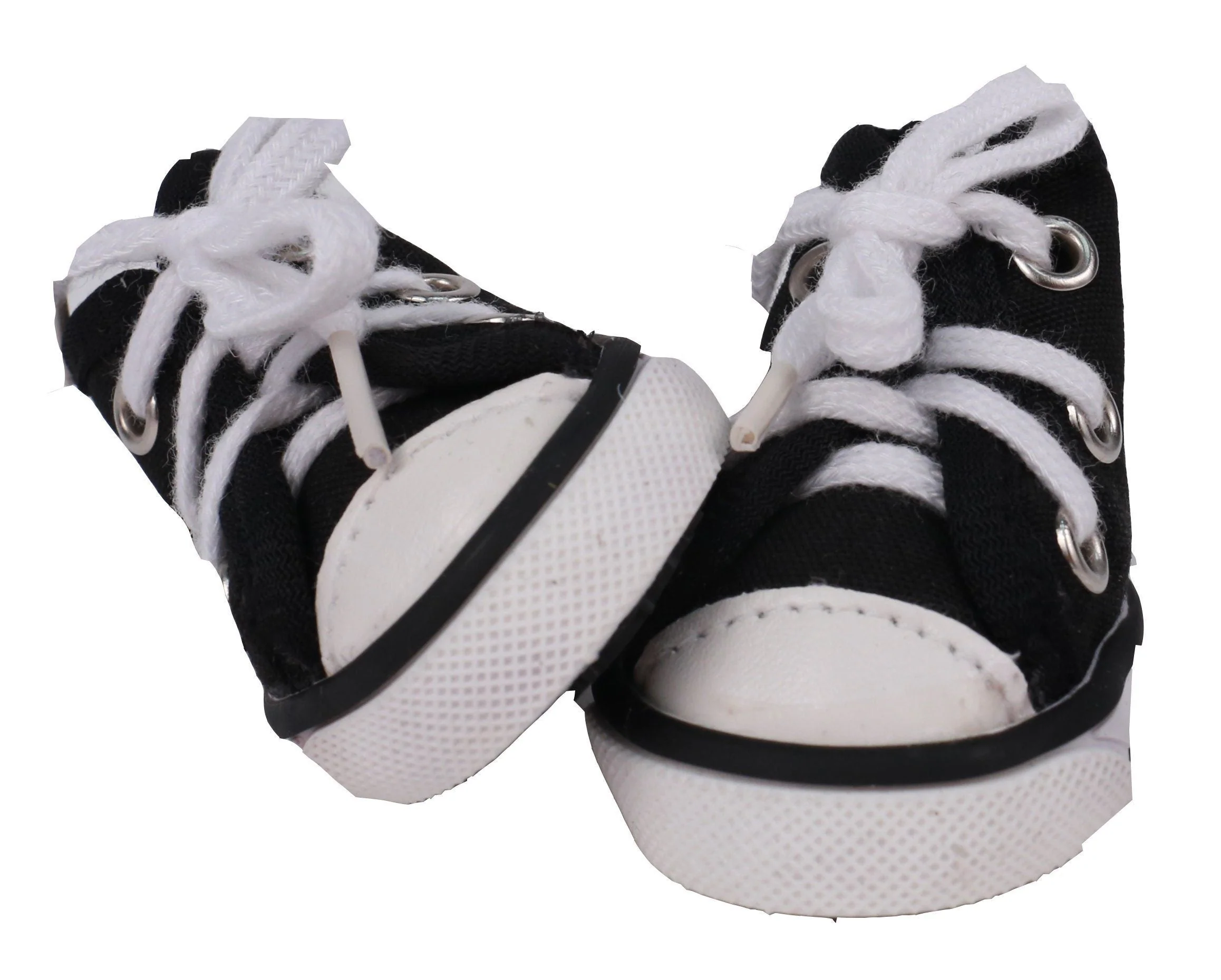 Pet Life ® 'Extreme-Skater' Canvas Casual Grip Pet Dog Shoes Sneakers - Set Of 4 - Image 2