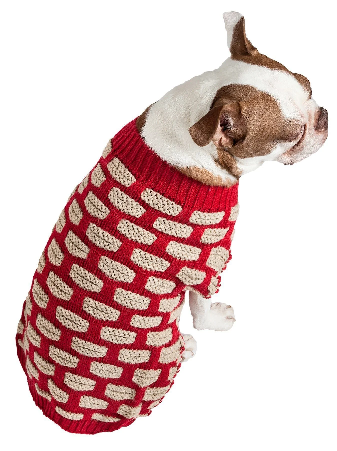 Pet Life ® Fashion Weaved Heavy Knit Designer Ribbed Turtle Neck Dog Sweater - Image 11