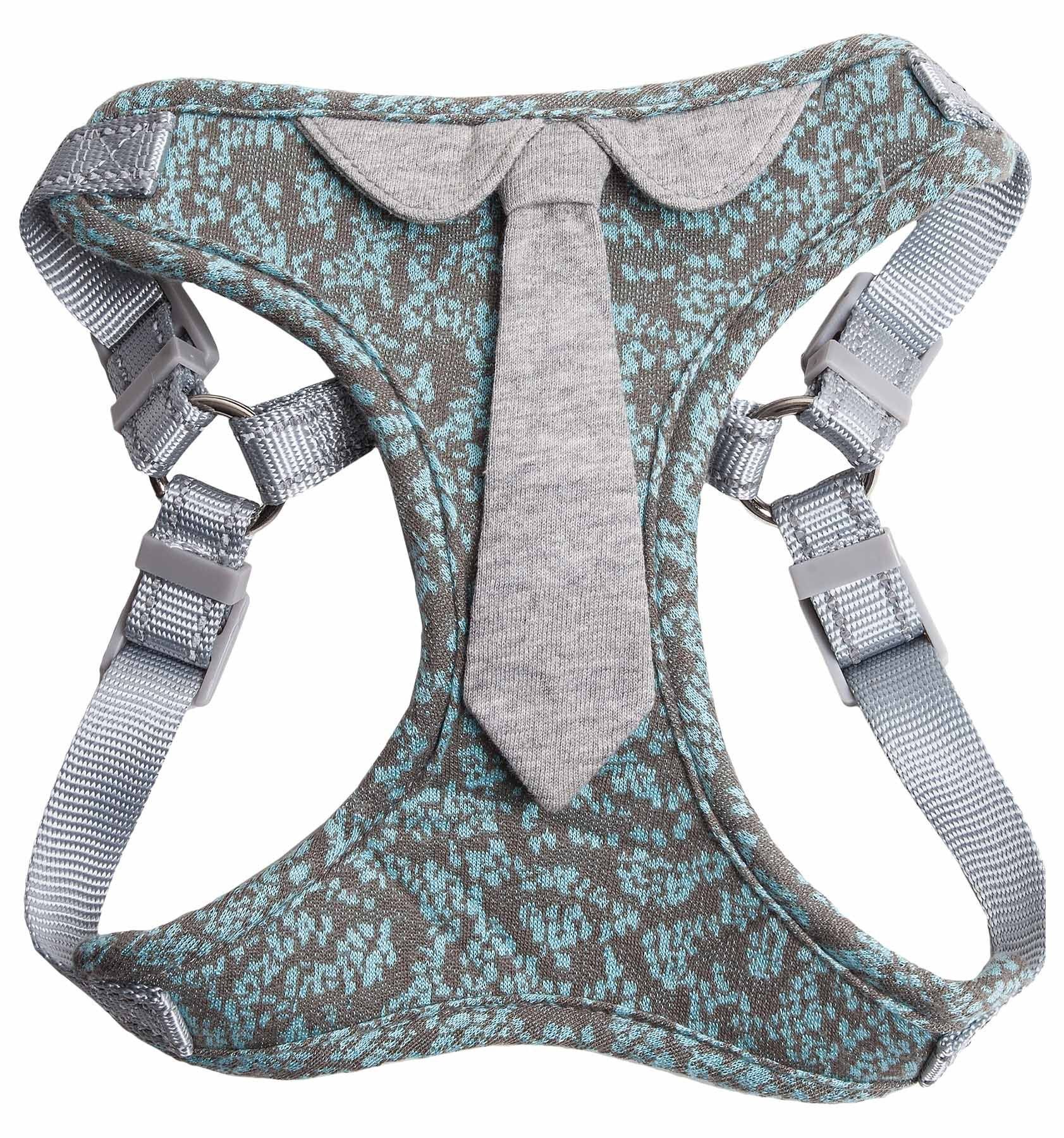 Pet Life ®  'Fidomite' Mesh Reversed and Adjustable Fashion Dog Harness W/ Designer Neck Tie - Image 2