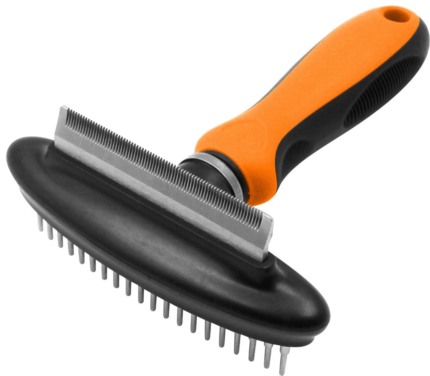 Pet Life ® Flex Series 2-in-1 Dual-Sided Grooming Undercoat Pet Rake and Deshedder - Image 5