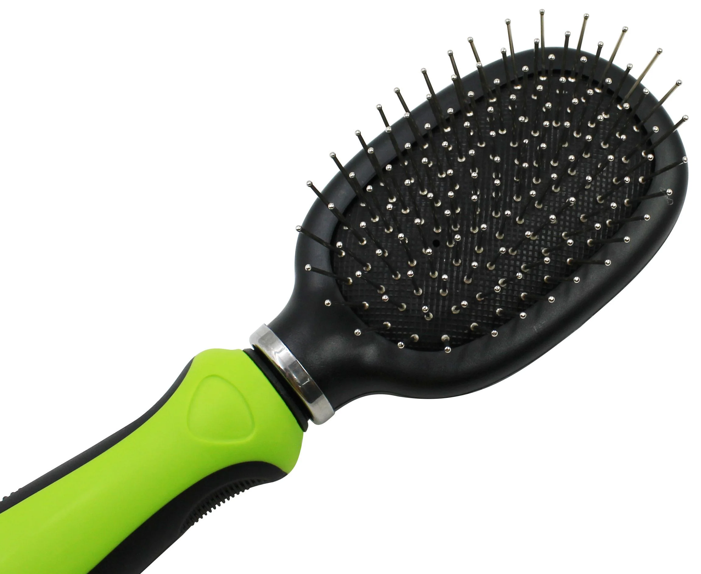 Pet Life ® Flex Series 2-in-1 Dual-Sided Pin and Bristle Grooming Pet Brush - Image 3