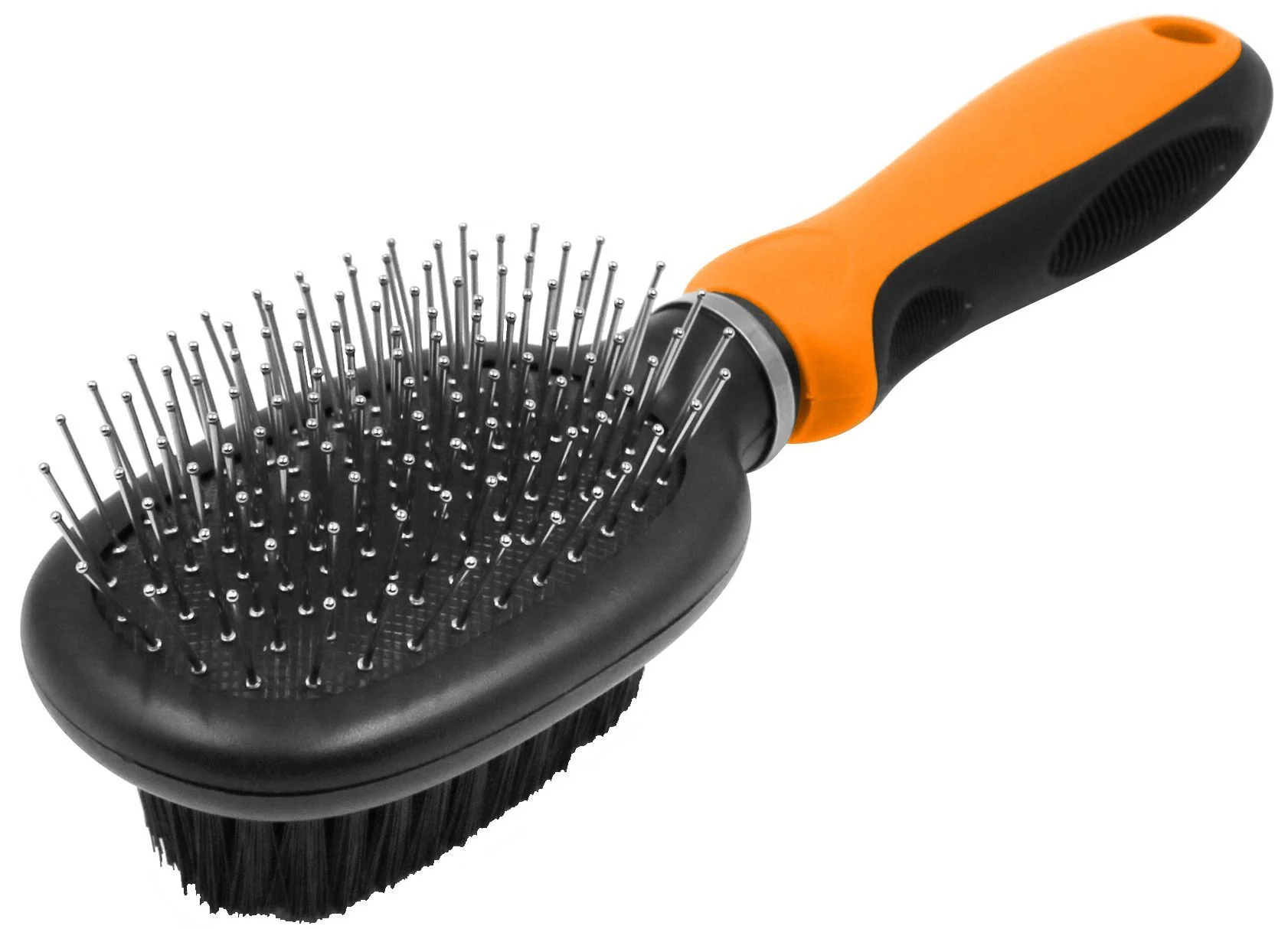 Pet Life ® Flex Series 2-in-1 Dual-Sided Pin and Bristle Grooming Pet Brush - Image 6
