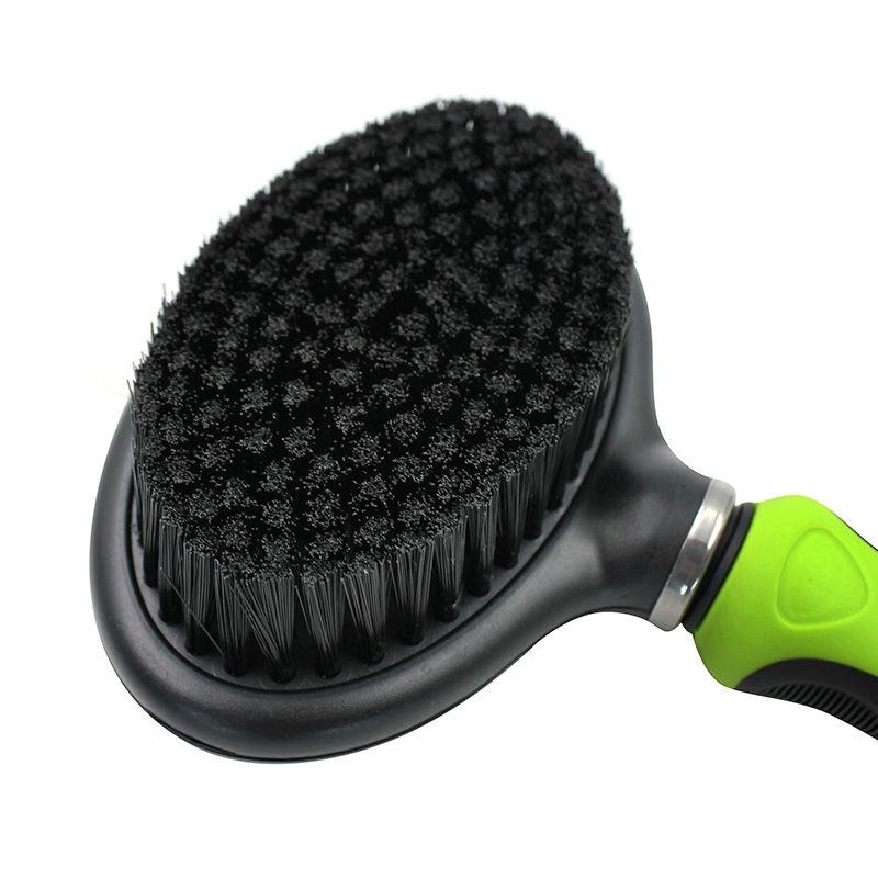 Pet Life ® Flex Series 2-in-1 Dual-Sided Slicker and Bristle Grooming Pet Brush - Image 6