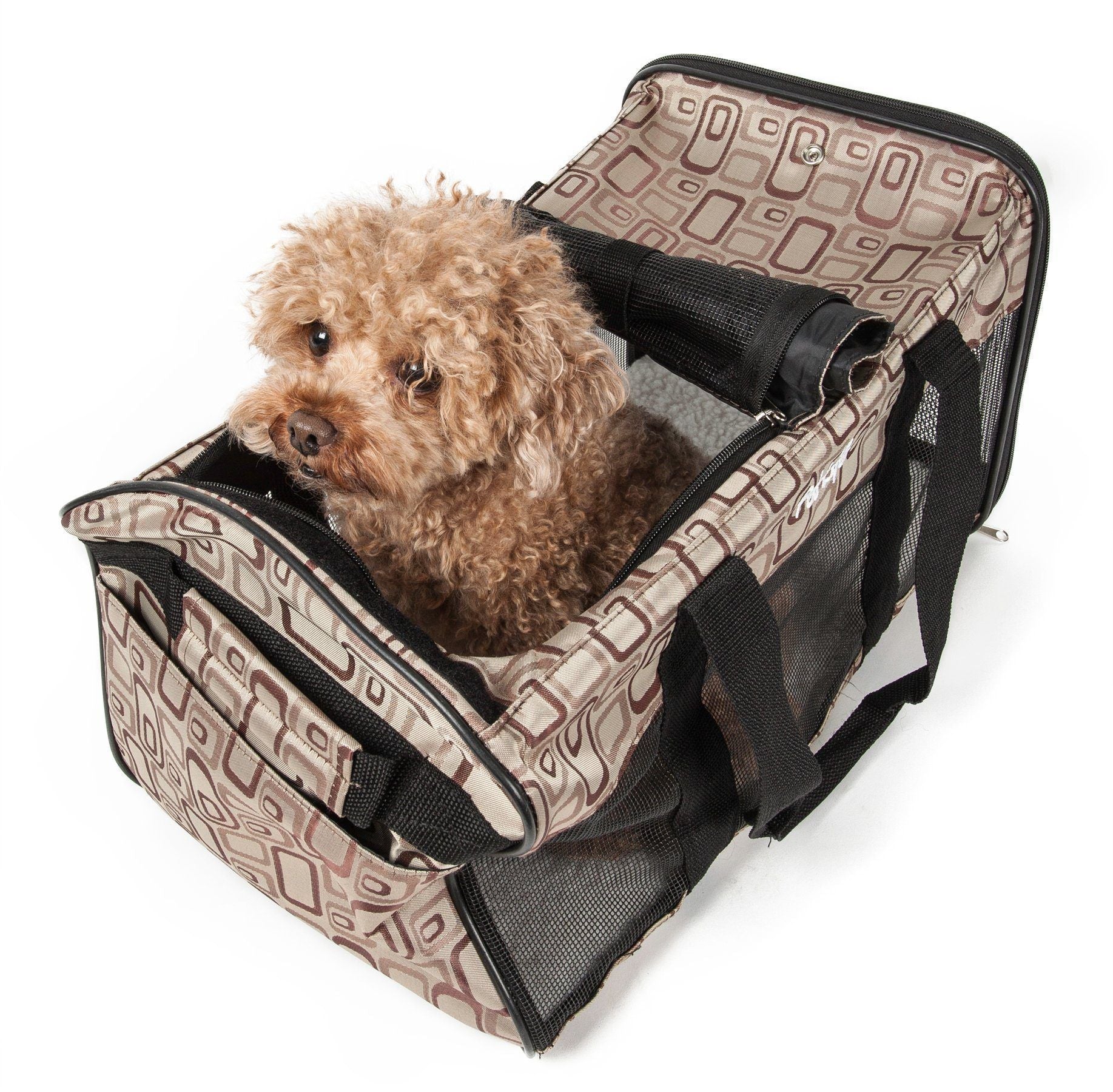 Pet Life ® 'Flightmax' Airline Approved Collapsible Folding Travel Pet Dog Carrier - Image 2