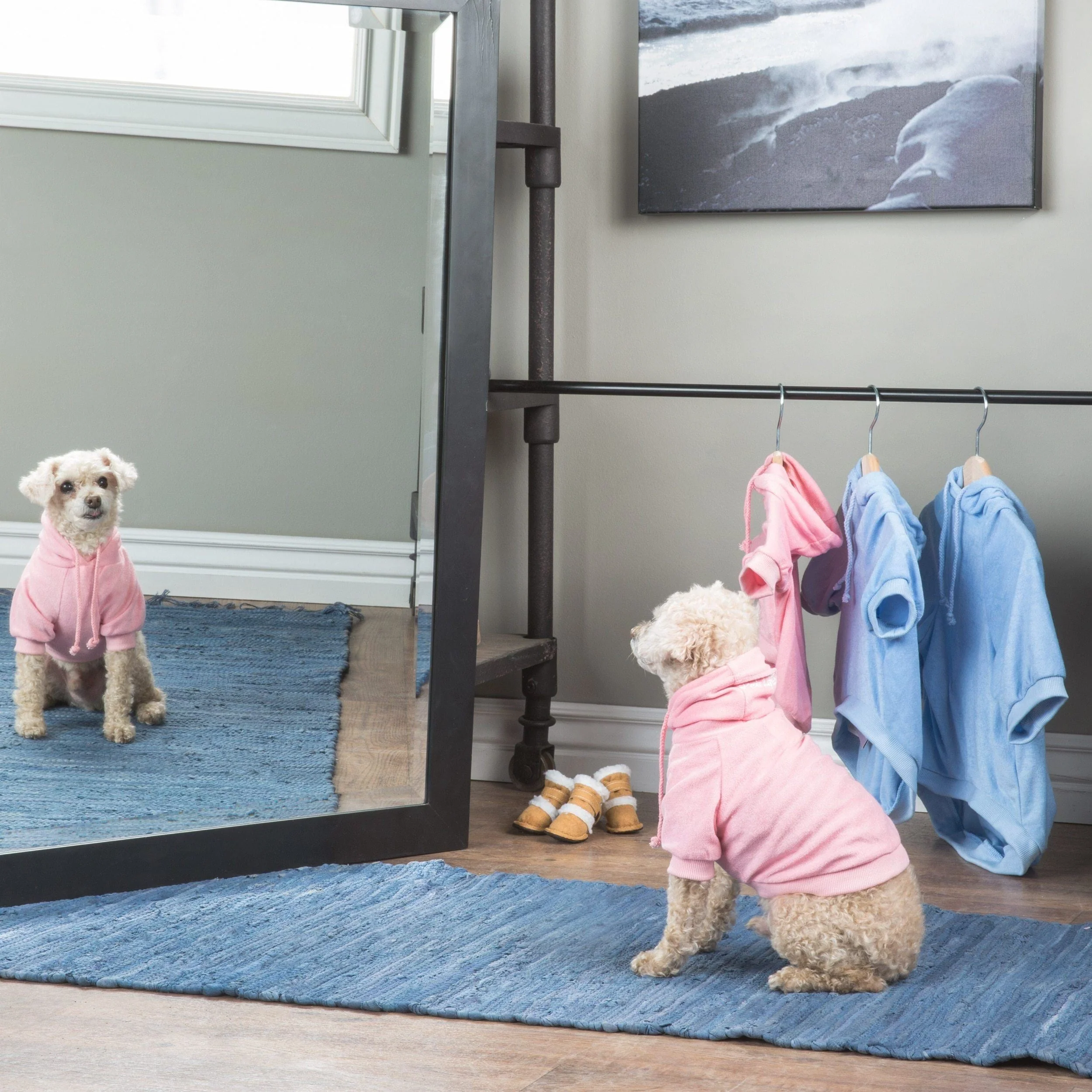 Pet Life ® French Terry Ultra-Soft Quick-Drying Hooded Dog Sweater - Image 5