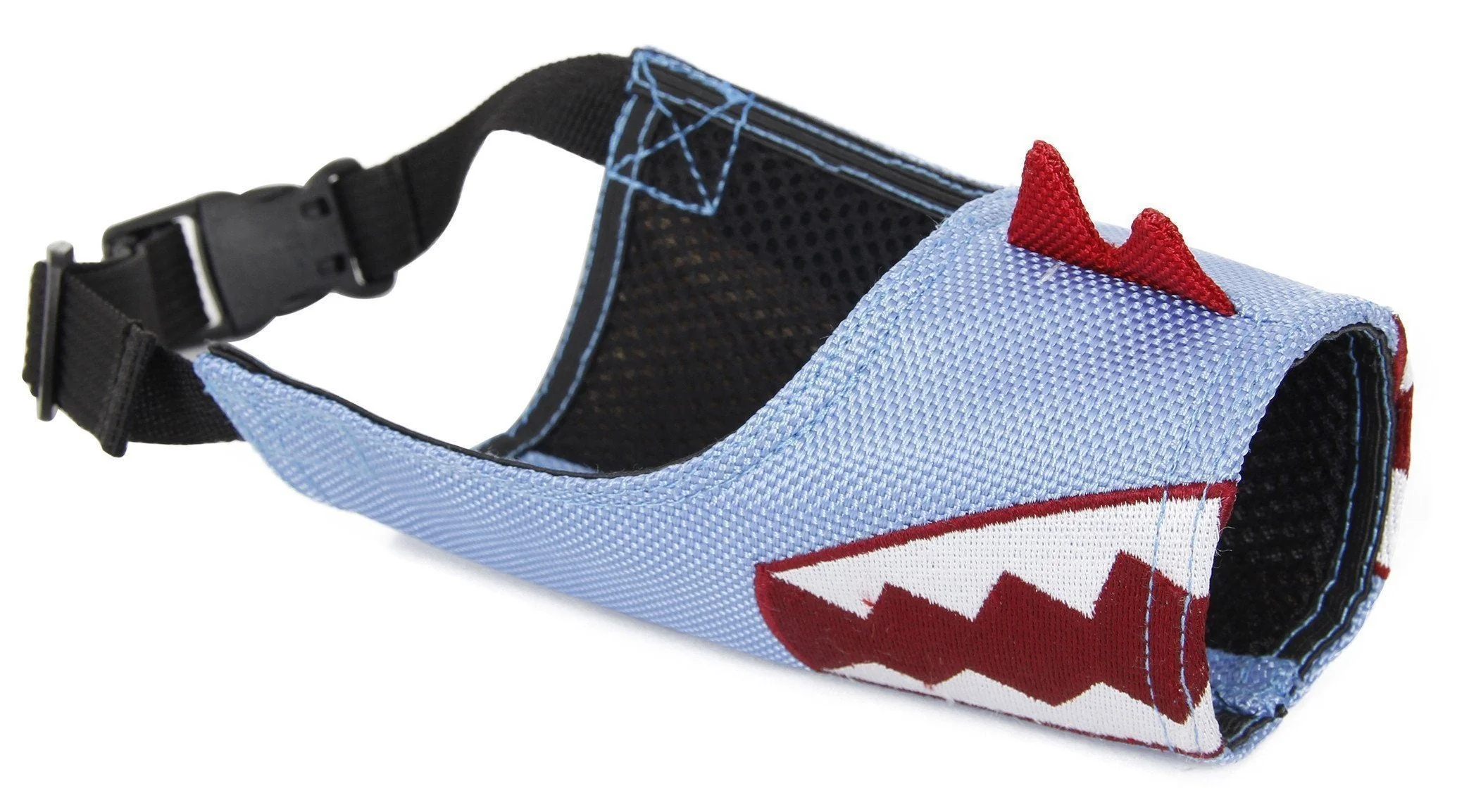 Pet Life ® 'Funimation' Animated Nylon Mesh Protective Travel Anti-Bark Dog Muzzle - Image 3