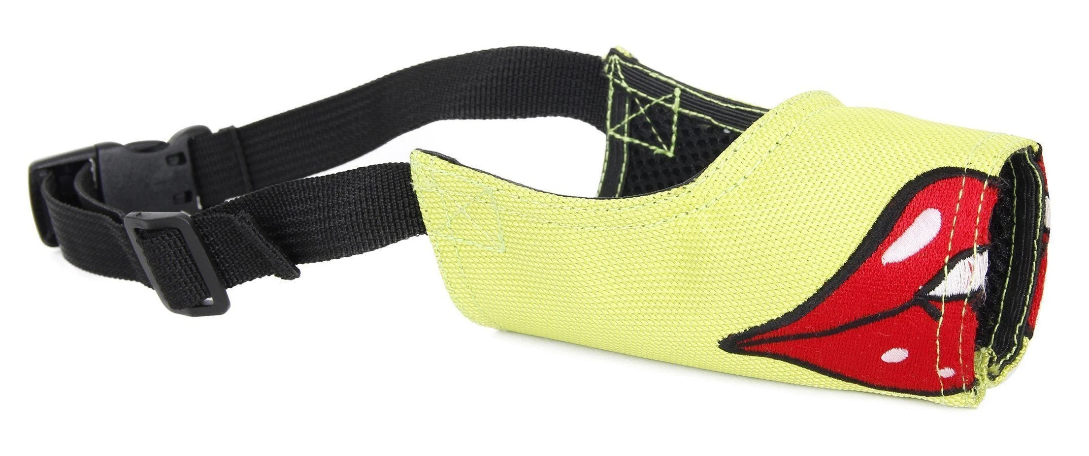 Pet Life ® 'Funimation' Animated Nylon Mesh Protective Travel Anti-Bark Dog Muzzle - Image 4