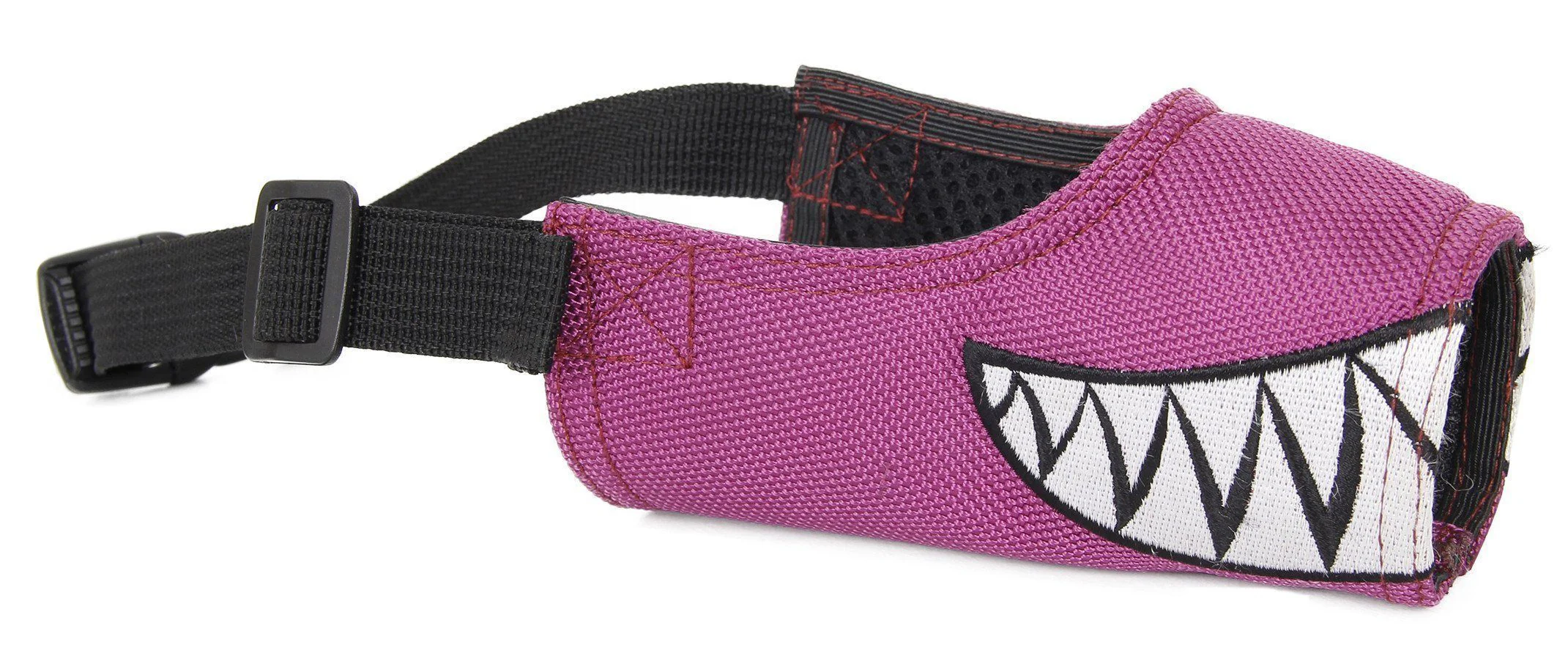 Pet Life ® 'Funimation' Animated Nylon Mesh Protective Travel Anti-Bark Dog Muzzle - Image 5