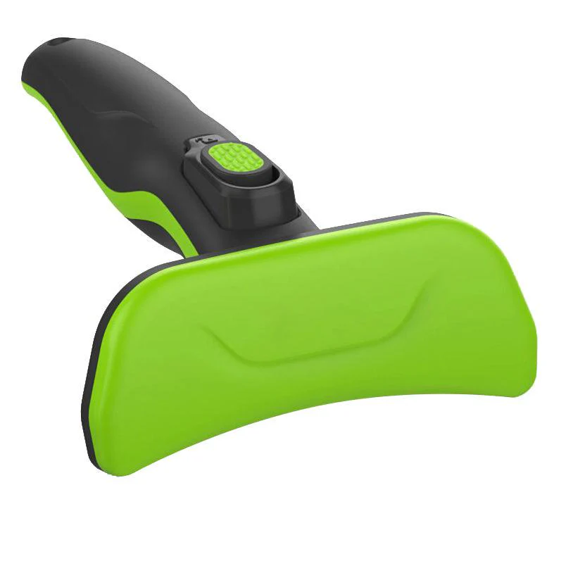 Pet Life ® 'Fur-Guard' Easy Self-Cleaning Grooming Deshedder Pet Comb - Image 2
