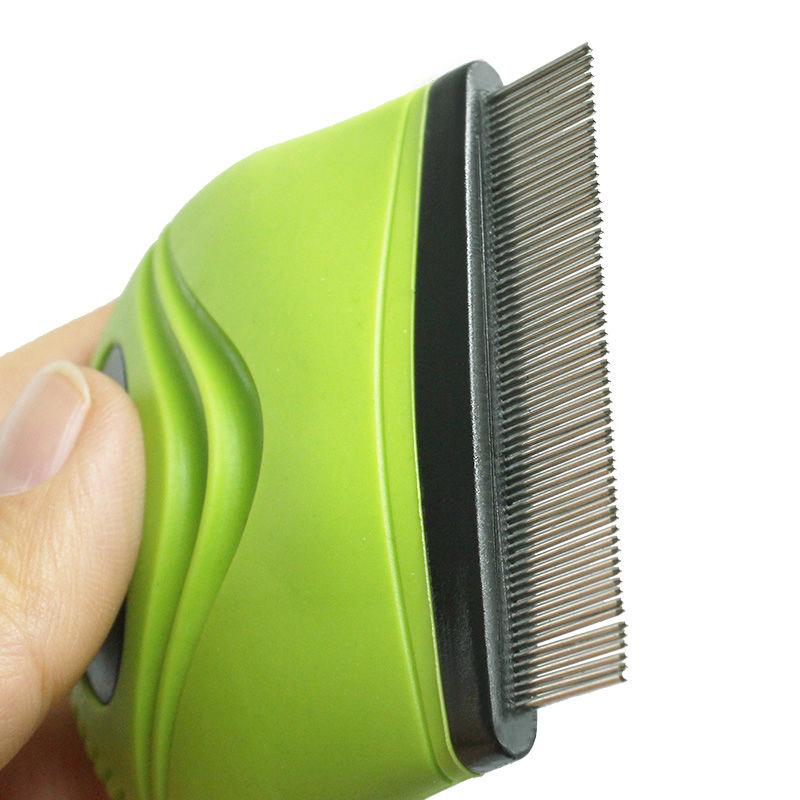 Pet Life ® 'Grazer' Handheld Travel Grooming Cat and Dog Flea and Tick Comb - Image 3