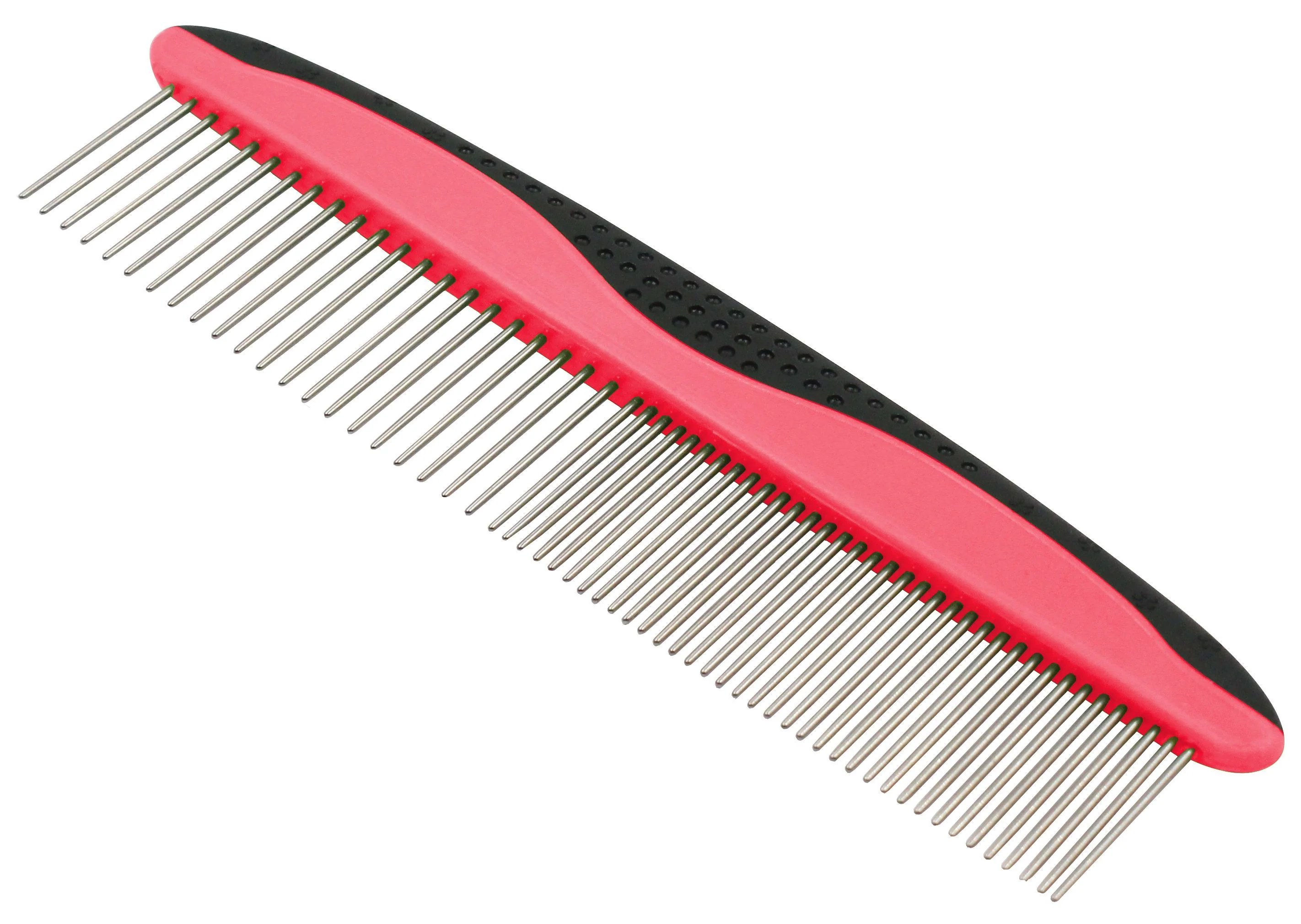 Pet Life ® Grip Ease' Wide and Narrow Tooth Grooming Pet Comb - Image 5