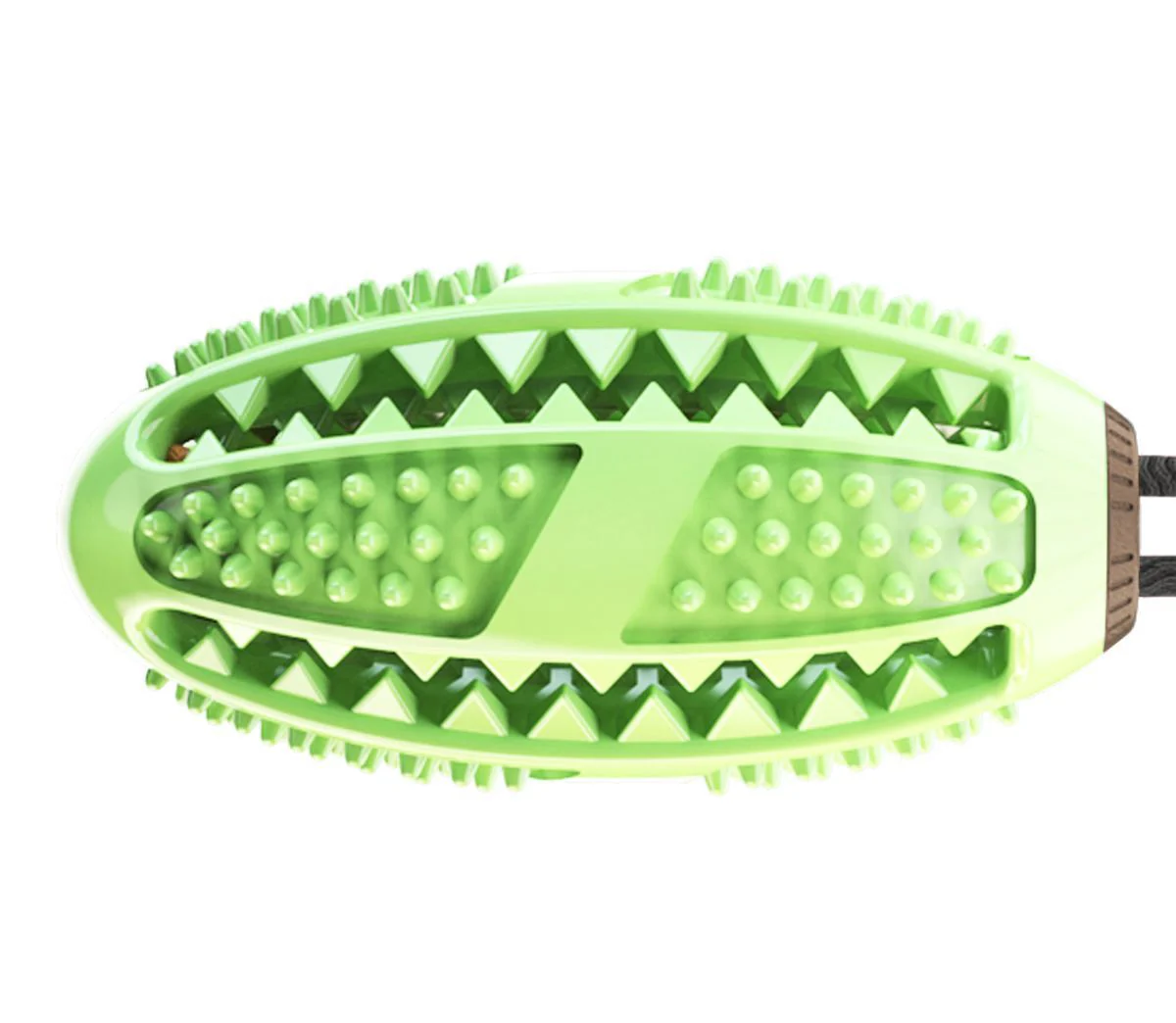 Pet Life ® 'Grip N' Play' Treat Dispensing Football Shaped Suction Cup Dog Toy - Image 14