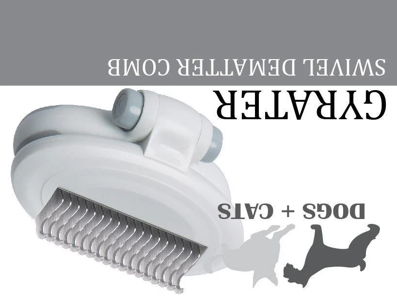 Pet Life ® 'Gyrater' Swivel Travel Grooming Dematting Pet Comb - Image 5