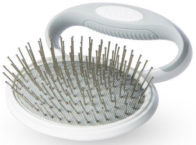 Pet Life ® 'Gyrater' Travel Swivel Pet Grooming Pin Brush - Image 6
