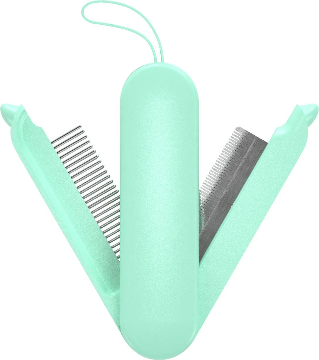 Pet Life ® 'JOYNE' Multi-Functional 2-in-1 Swivel Travel Grooming Comb and Deshedder - Image 13
