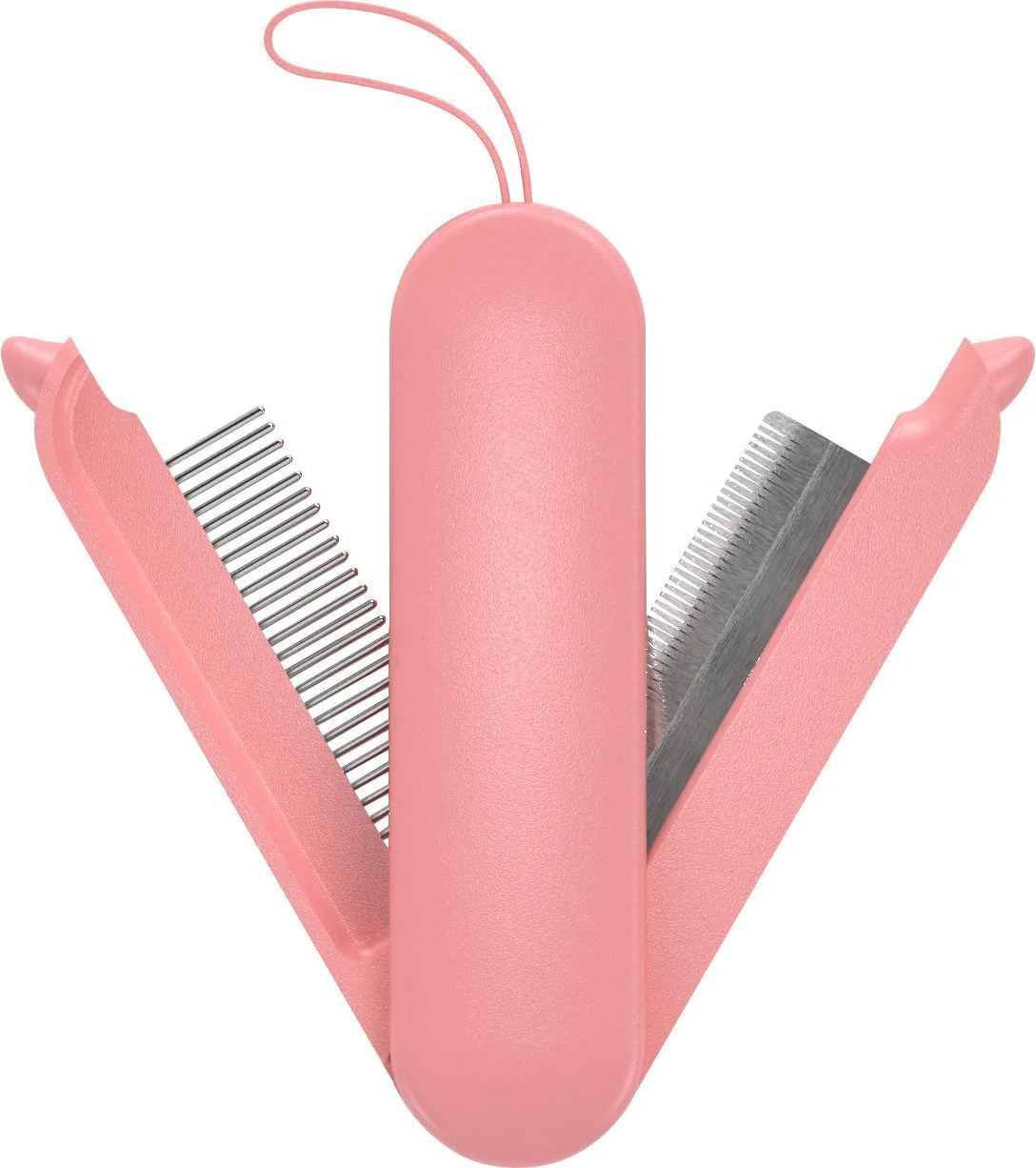 Pet Life ® 'JOYNE' Multi-Functional 2-in-1 Swivel Travel Grooming Comb and Deshedder - Image 9