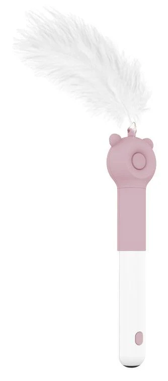 Pet Life ® 'KITIQUE" 3-in-1 Retractable and Extendable Feathered and Laser Wand Kitty Cat Teaser - Image 8