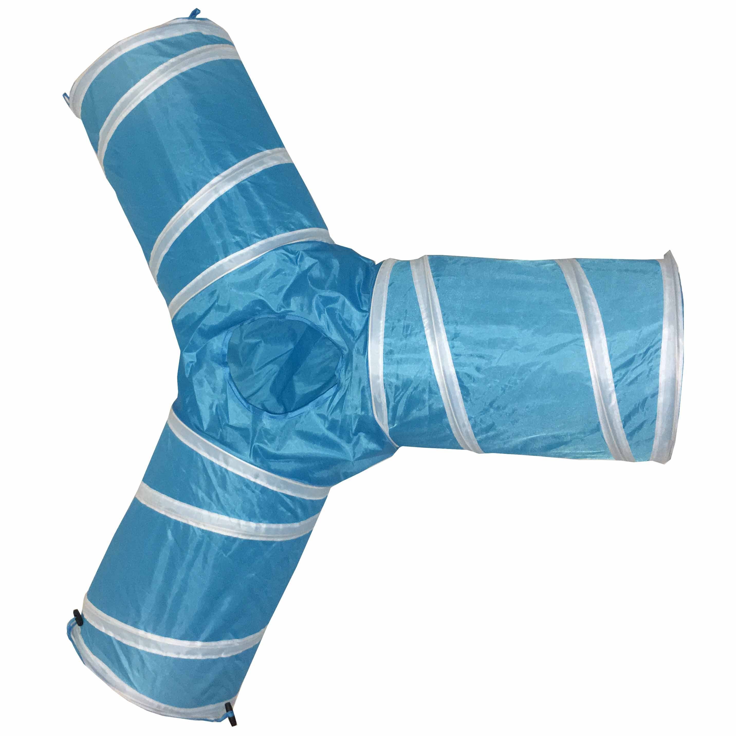 Pet Life ® 'Kitting-Go-Seek' Collapsible Folding Travel 3-way Kitty Cat Tunnel - Image 13