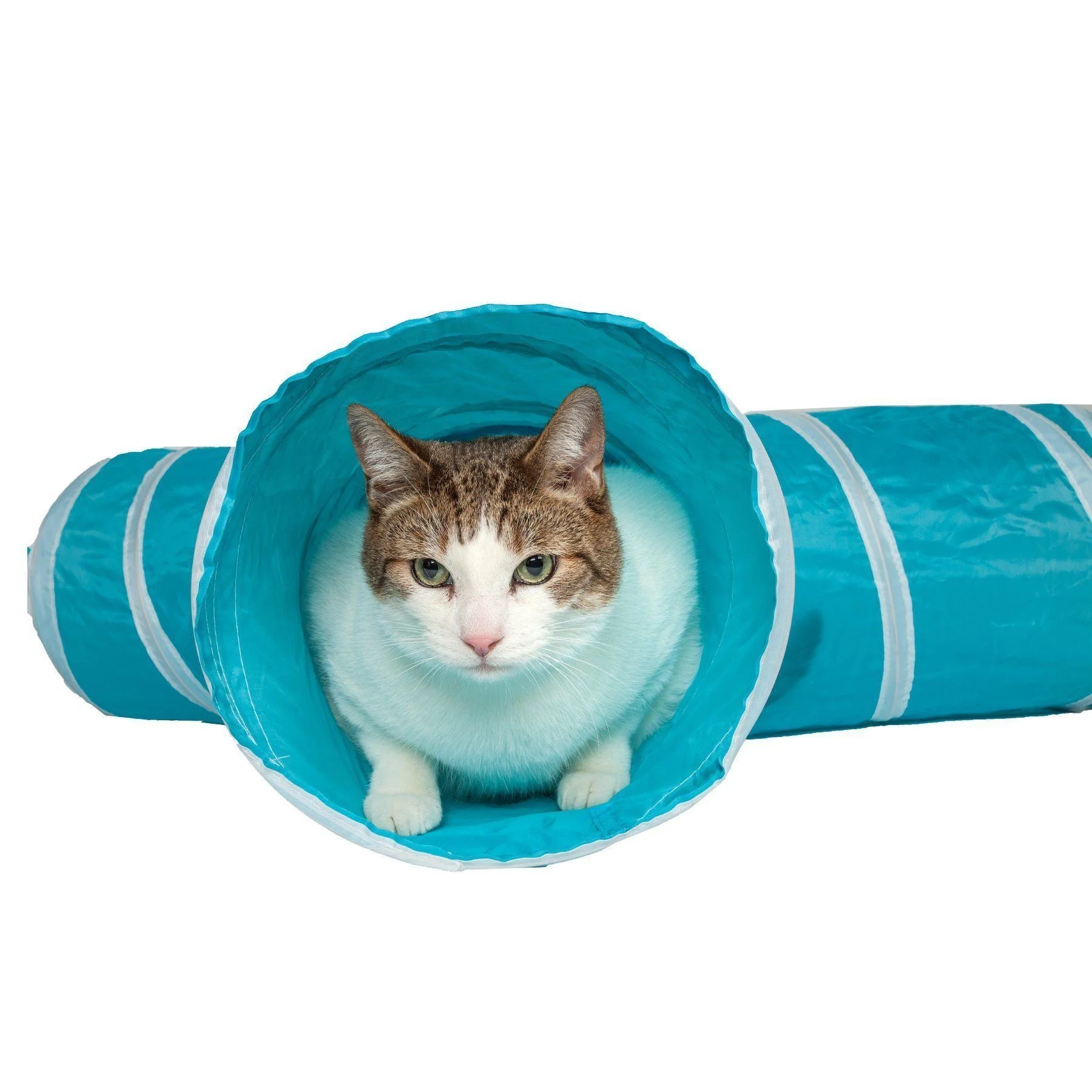 Pet Life ® 'Kitting-Go-Seek' Collapsible Folding Travel 3-way Kitty Cat Tunnel - Image 14