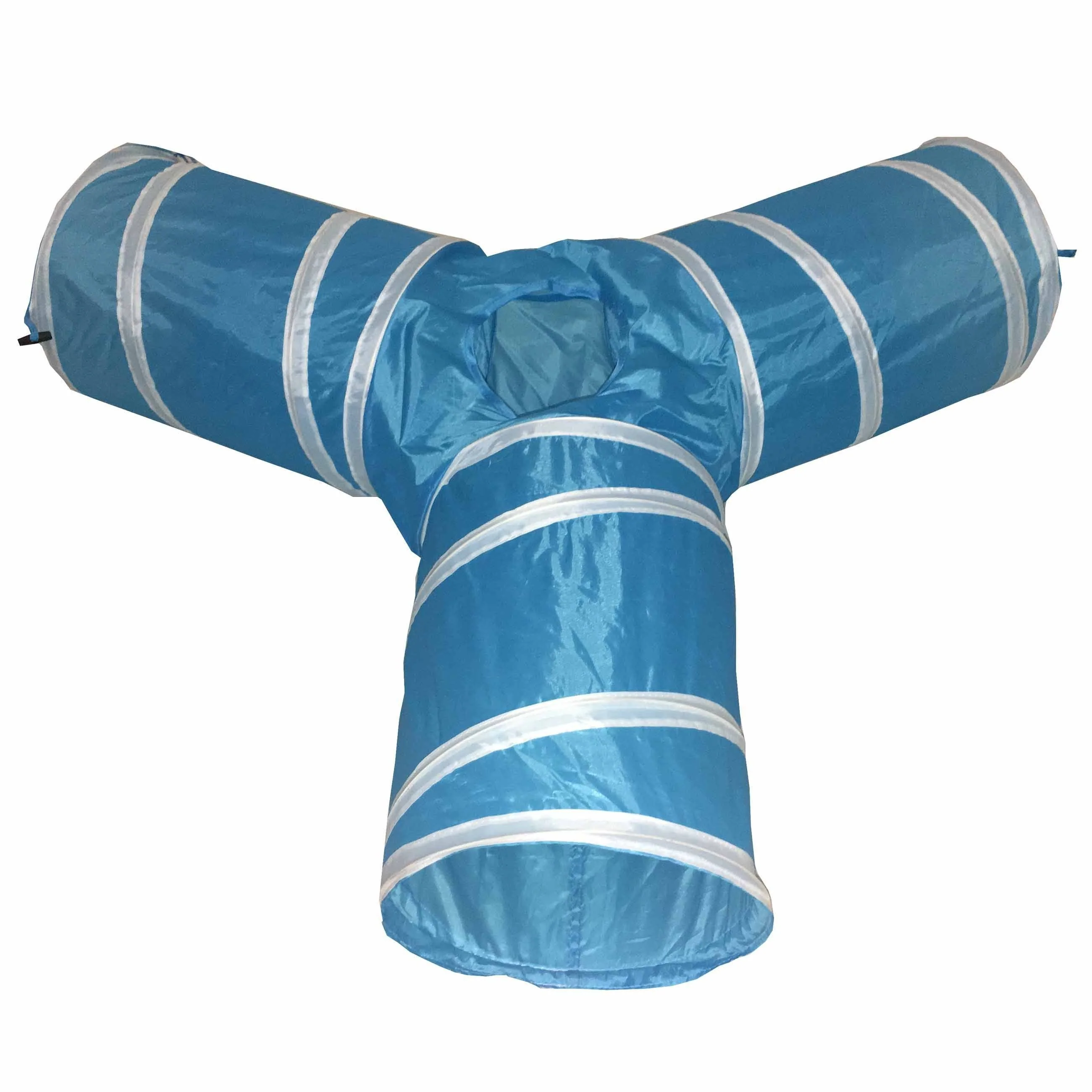 Pet Life ® 'Kitting-Go-Seek' Collapsible Folding Travel 3-way Kitty Cat Tunnel - Image 2
