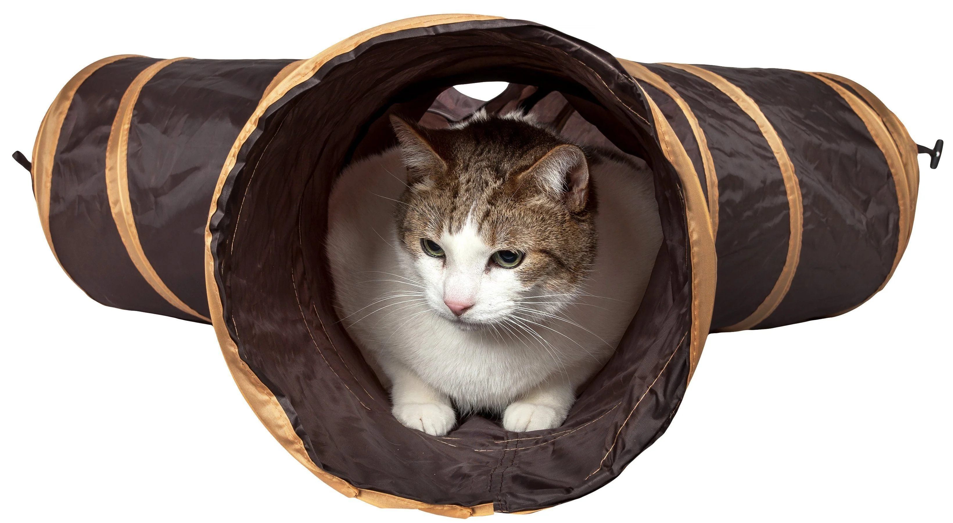 Pet Life ® 'Kitting-Go-Seek' Collapsible Folding Travel 3-way Kitty Cat Tunnel - Image 5