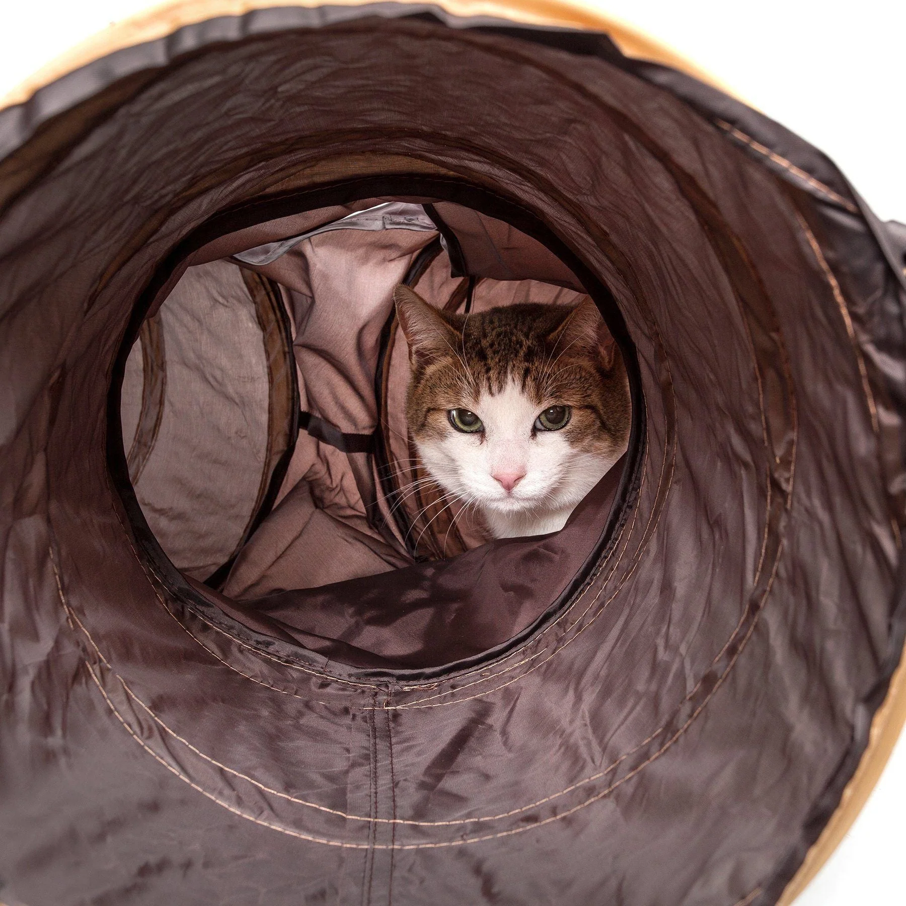 Pet Life ® 'Kitting-Go-Seek' Collapsible Folding Travel 3-way Kitty Cat Tunnel - Image 6