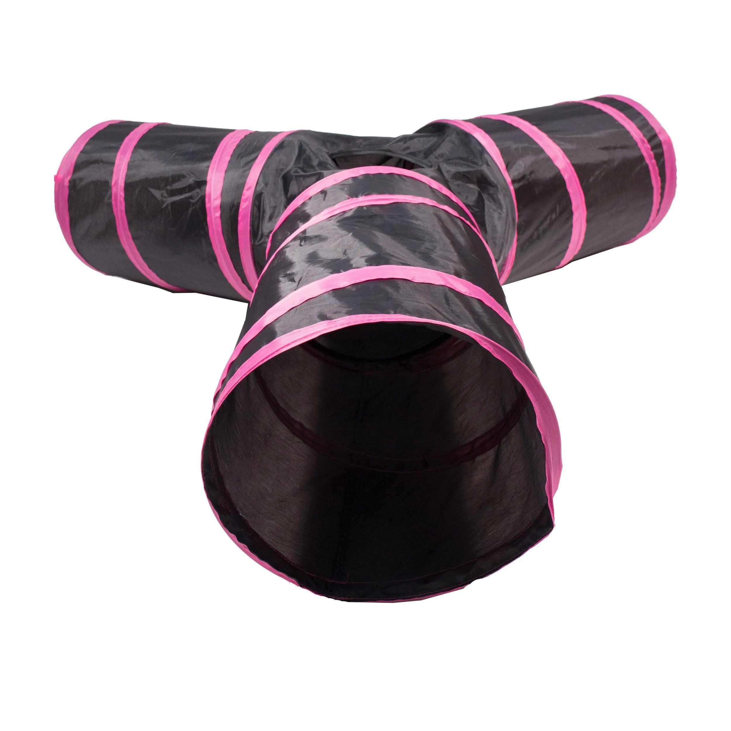 Pet Life ® 'Kitting-Go-Seek' Collapsible Folding Travel 3-way Kitty Cat Tunnel - Image 9