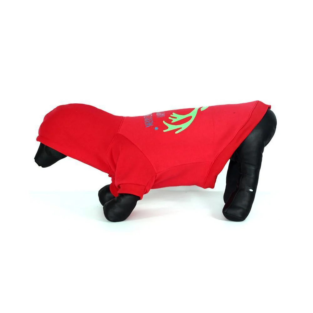 Pet Life ® LED Lighting 'Christmas Reindeer' Hooded Dog Costume Sweater w/ Included Batteries - Image 4