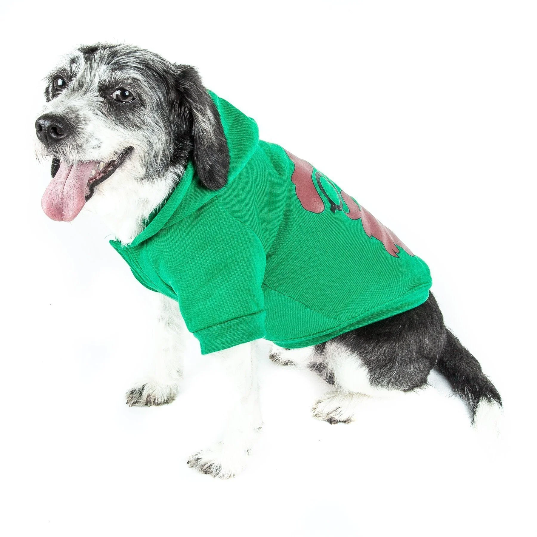Pet Life ® LED Lighting 'Cool Santa Shades' Hooded Dog Costume Sweater w/ Included Batteries - Image 5